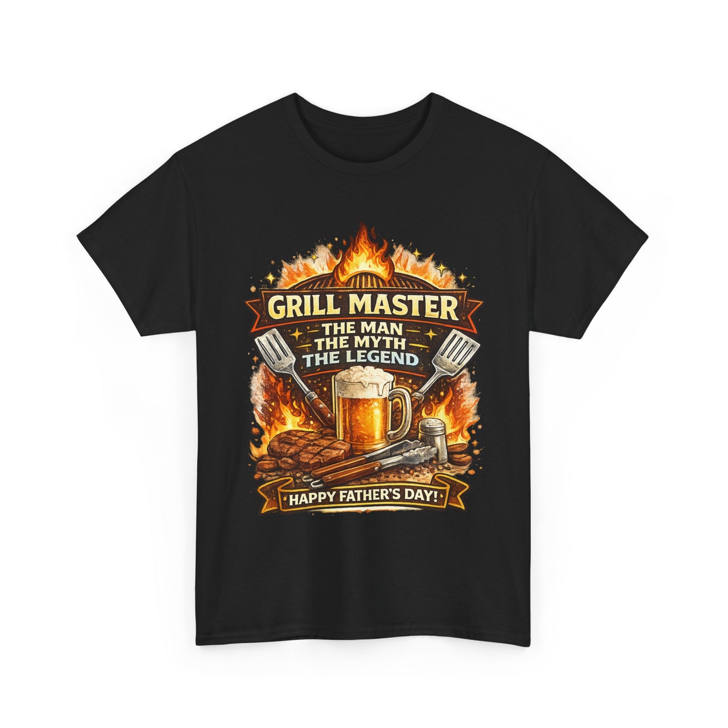 Grill Master Shirt The Man The Myth The Legend | Funny Fathers Day BBQ Dad Tee