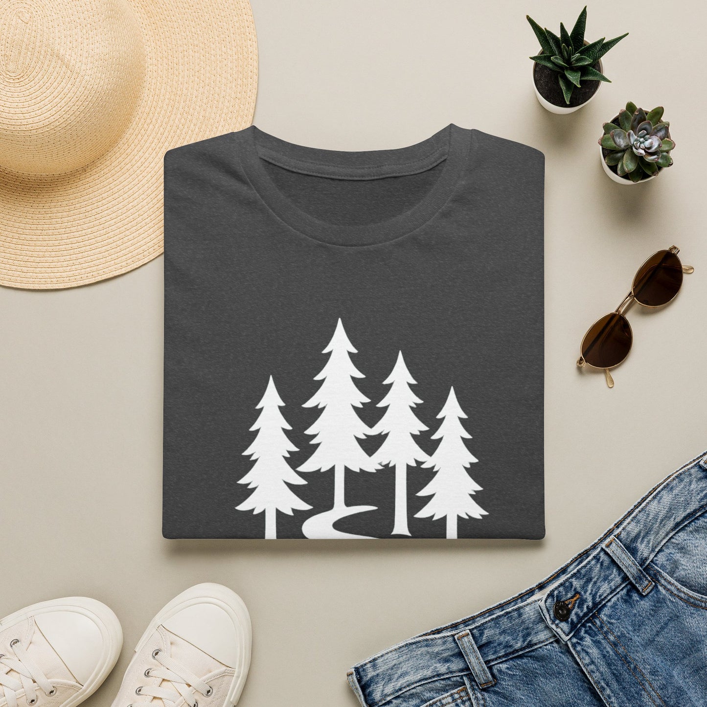 Wild Whiskers Forest Trails T-Shirt, Hiking Shirt, Nature Lover Tee, Camping Graphic Tee, Outdoor Adventure Unisex Shirt