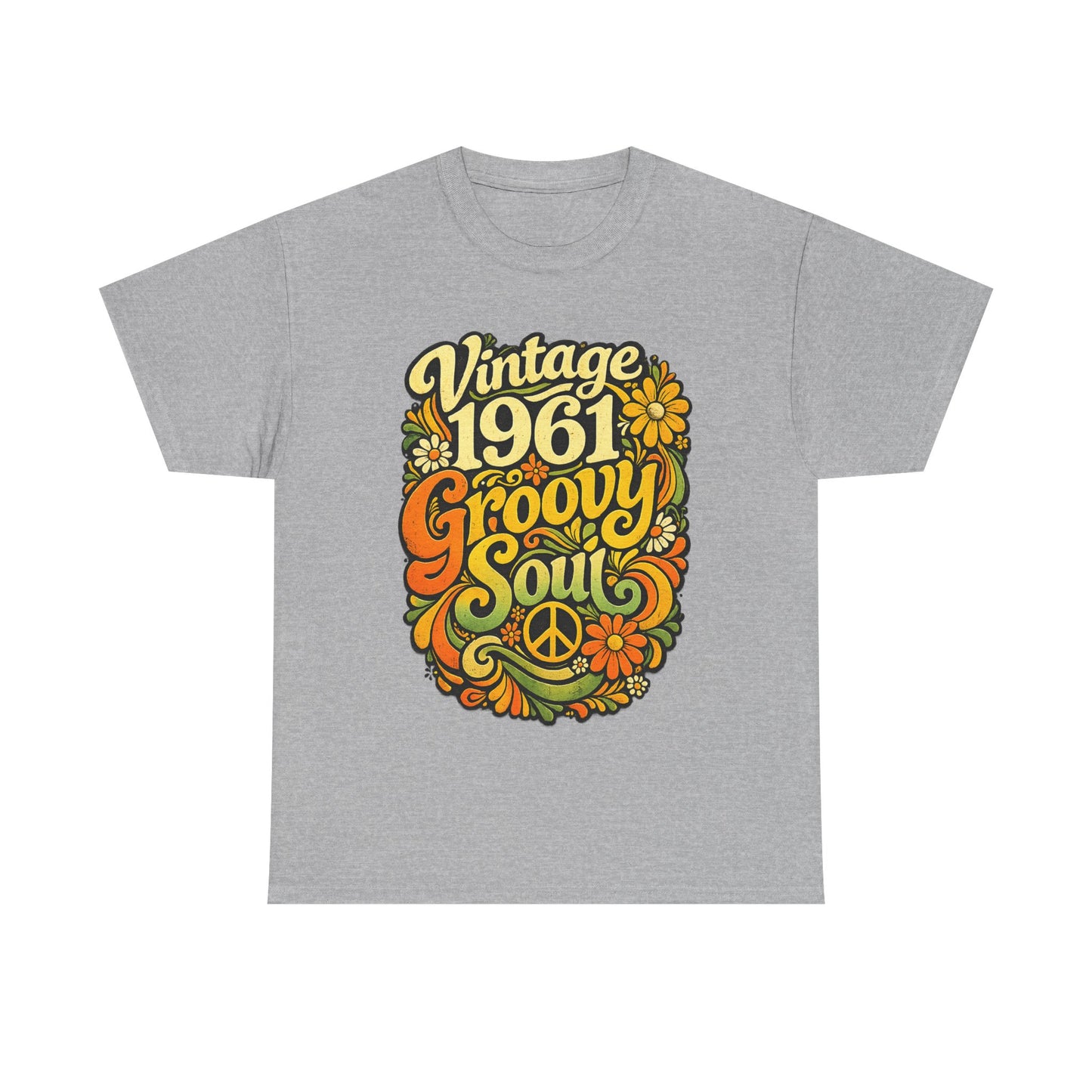 Vintage 1961 Retro T-Shirt | 1961 Birth Year Shirt | Retro 60s Graphic Tee