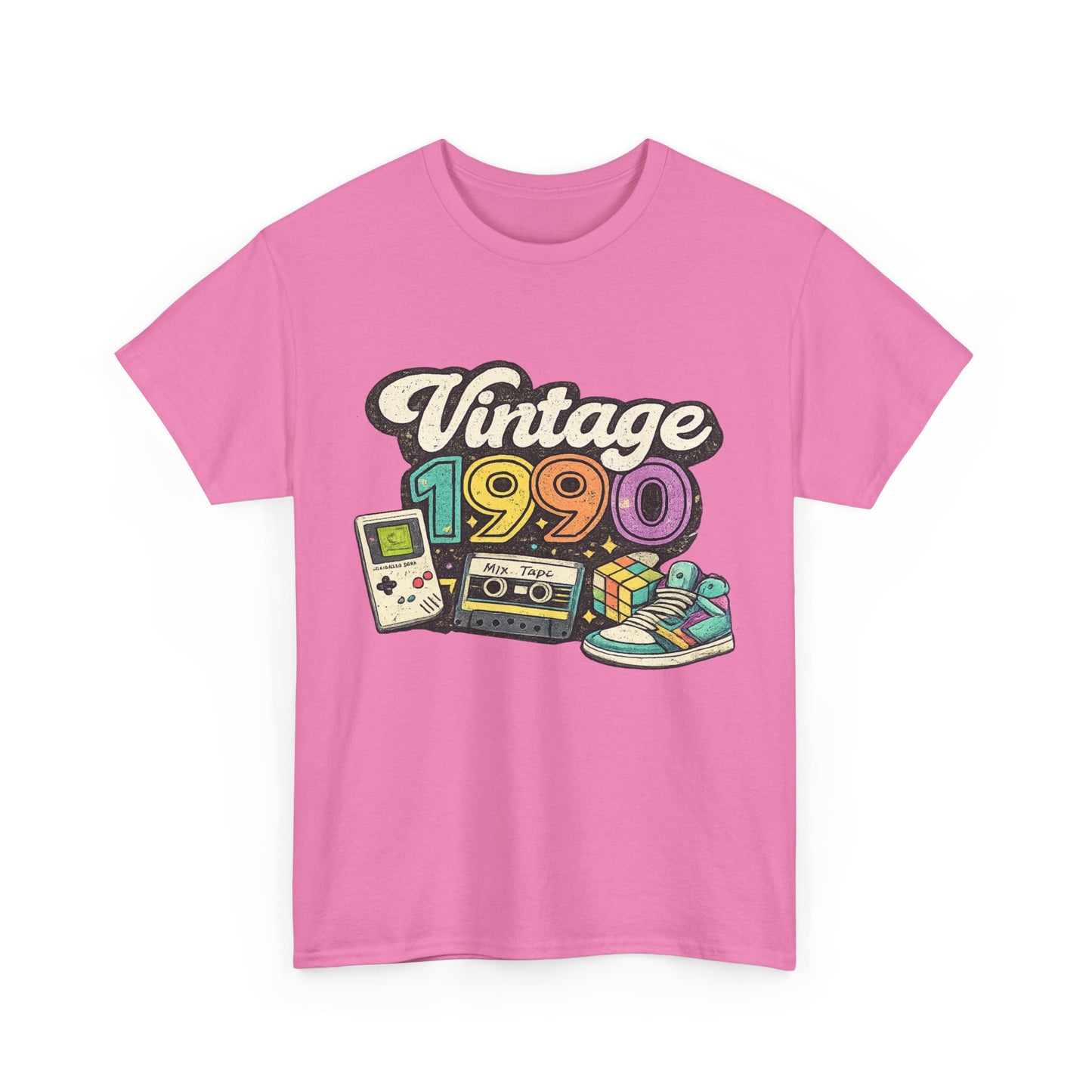Made in 1990 T-Shirt | Retro 90s Birthday Shirt | Vintage 1990 Birth Year Gift Tee