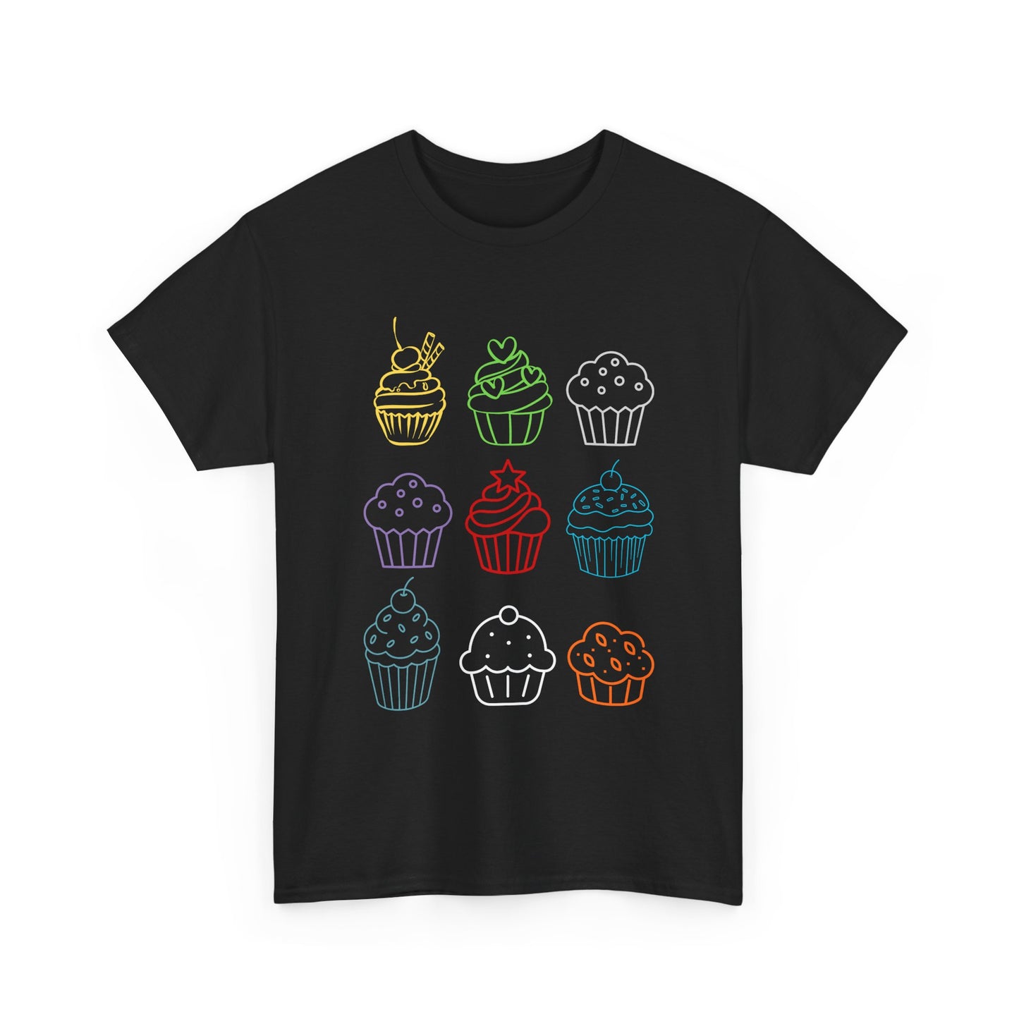 Cute Cupcake T-Shirt, Cupcake Graphic Tee, Dessert Lover Shirt, Baking Gift, Sweet Treat Birthday Shirt
