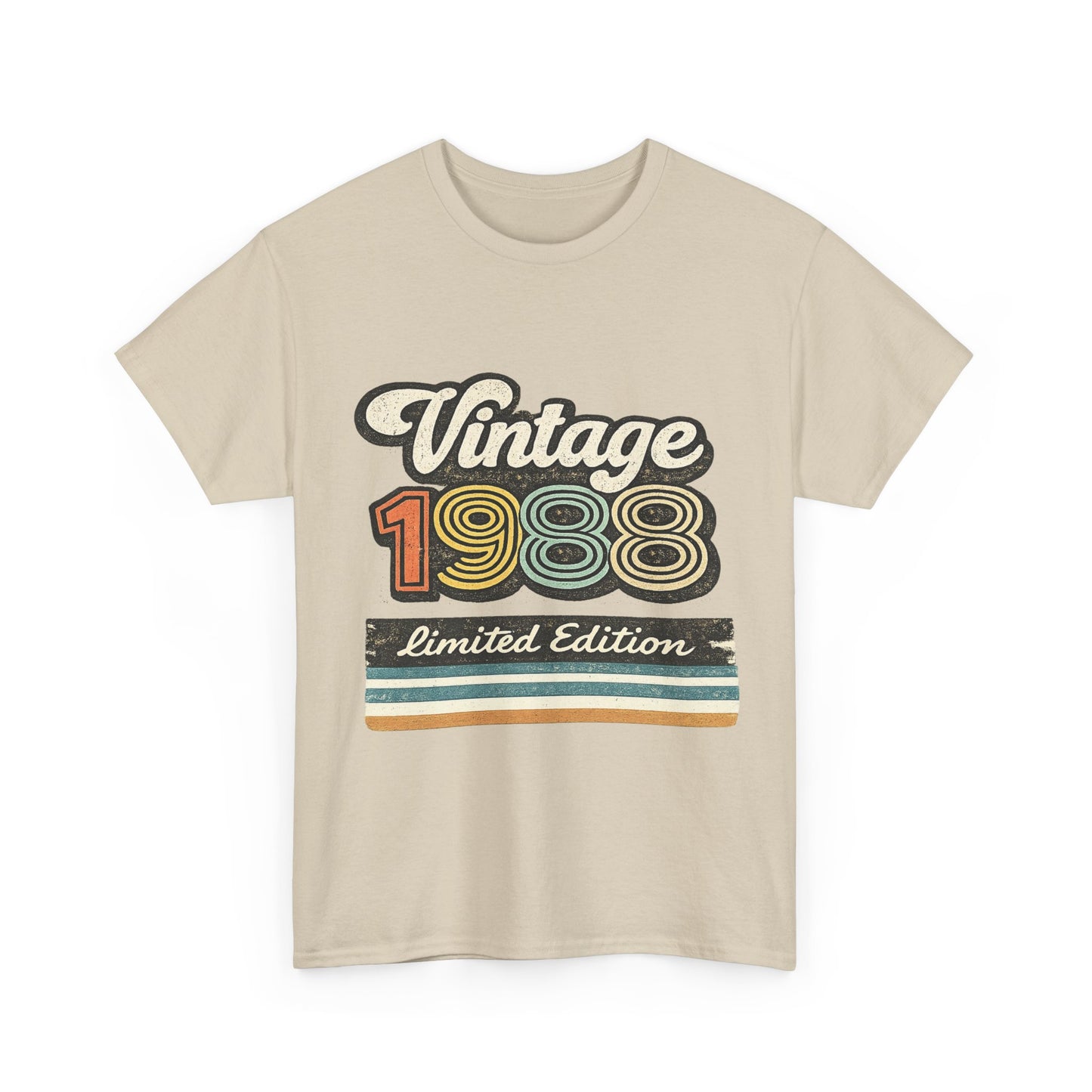 Vintage 1988 Retro T-Shirt | 1988 Birth Year Shirt | Retro 80s Graphic Tee