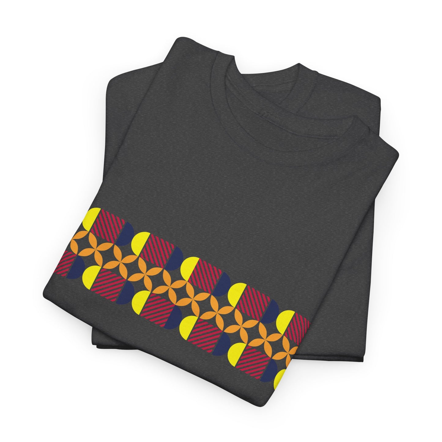 Geometric Pastel Pattern T-Shirt for Men & Women | Retro Abstract Stripe Graphic Tee
