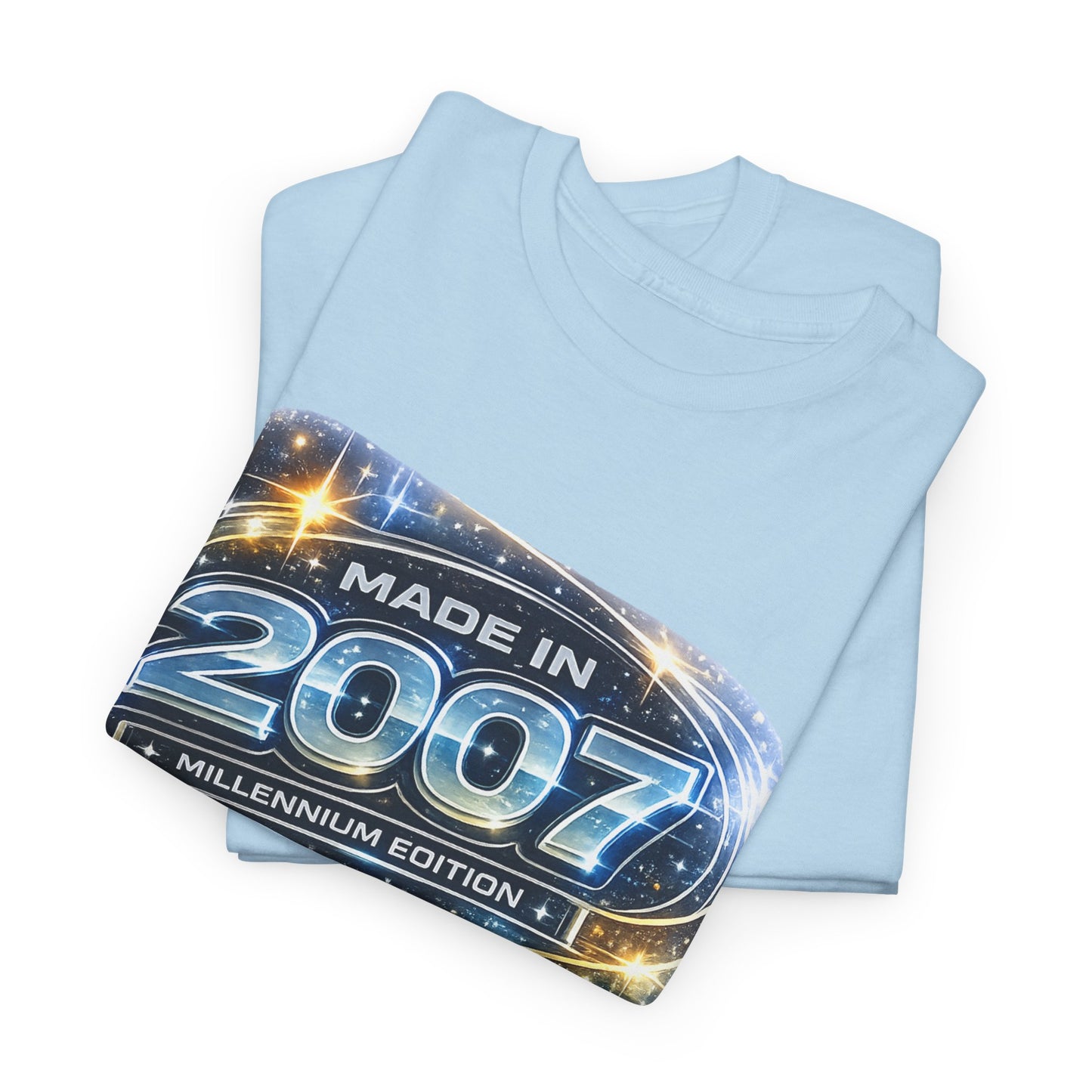 Born in 2007 Y2K T-Shirt, Retro 2000s Birthday Shirt, Vintage 2007 Graphic Tee, Unisex Nostalgia Gift