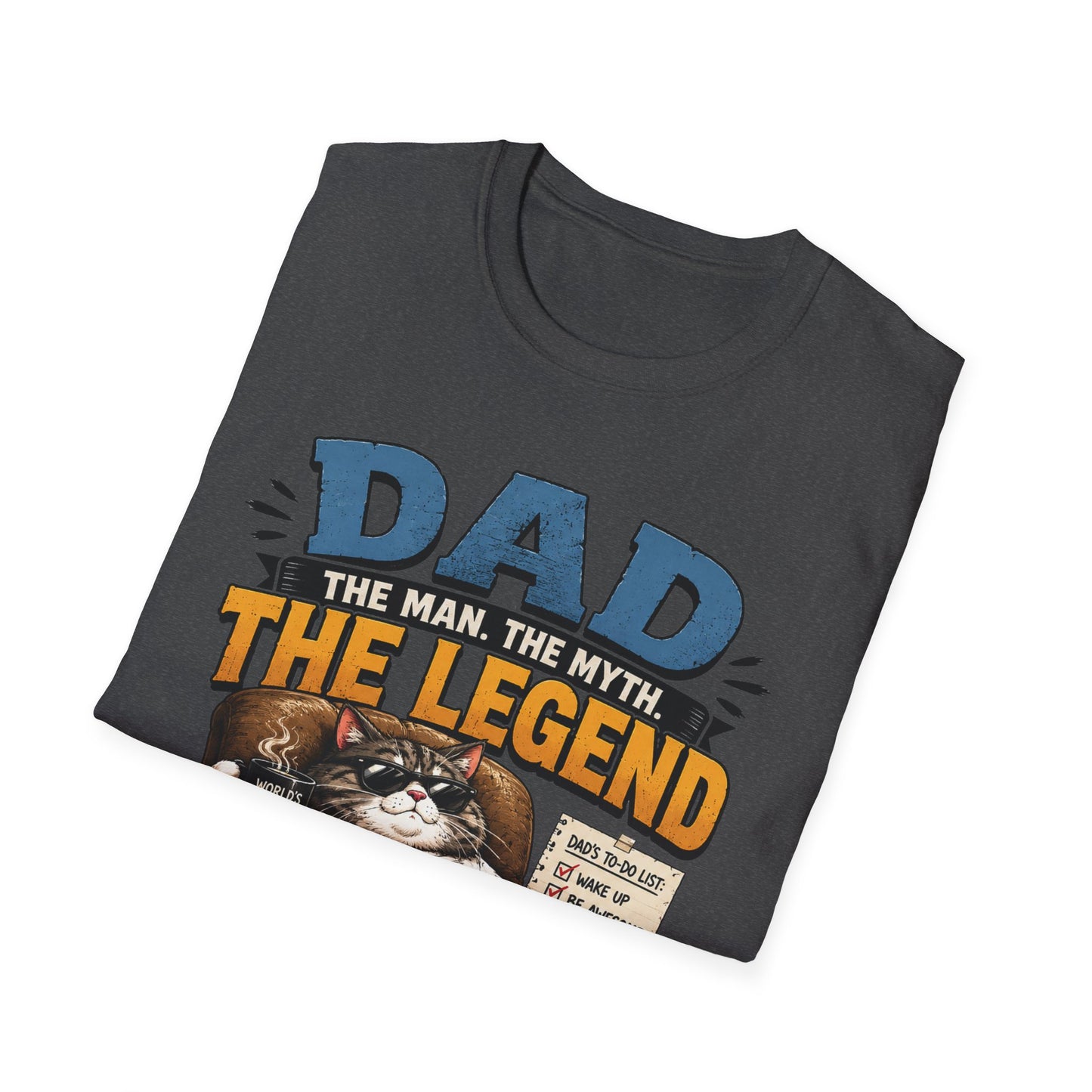 Dad The Man The Myth The Legend Shirt – Funny Father’s Day Gift for Dad, Vintage Dad Tee, Cool Dad Graphic T-Shirt