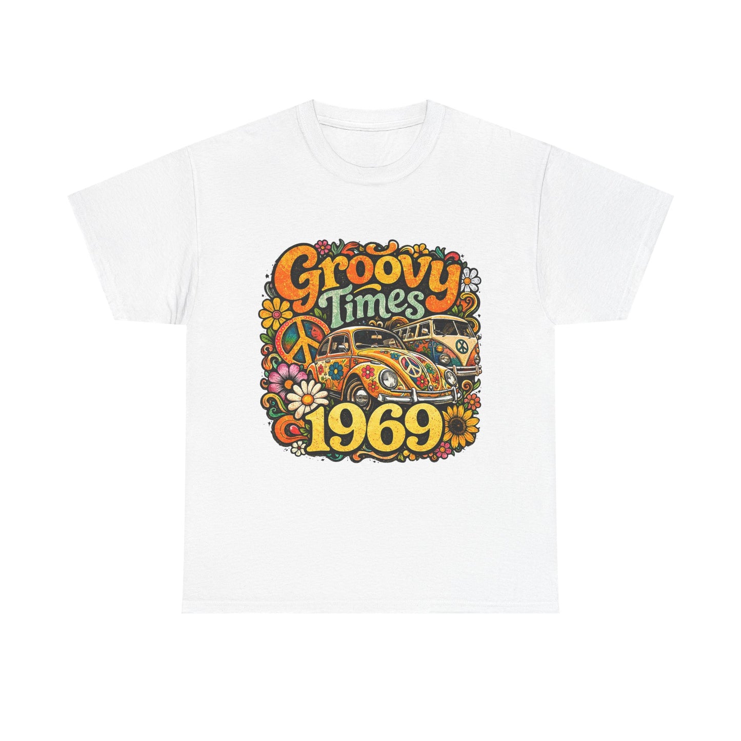 Vintage 1969 T-Shirt, Born in 1969 Birthday Shirt, Classic 60s Graphic Tee, 1969 Unisex Gift