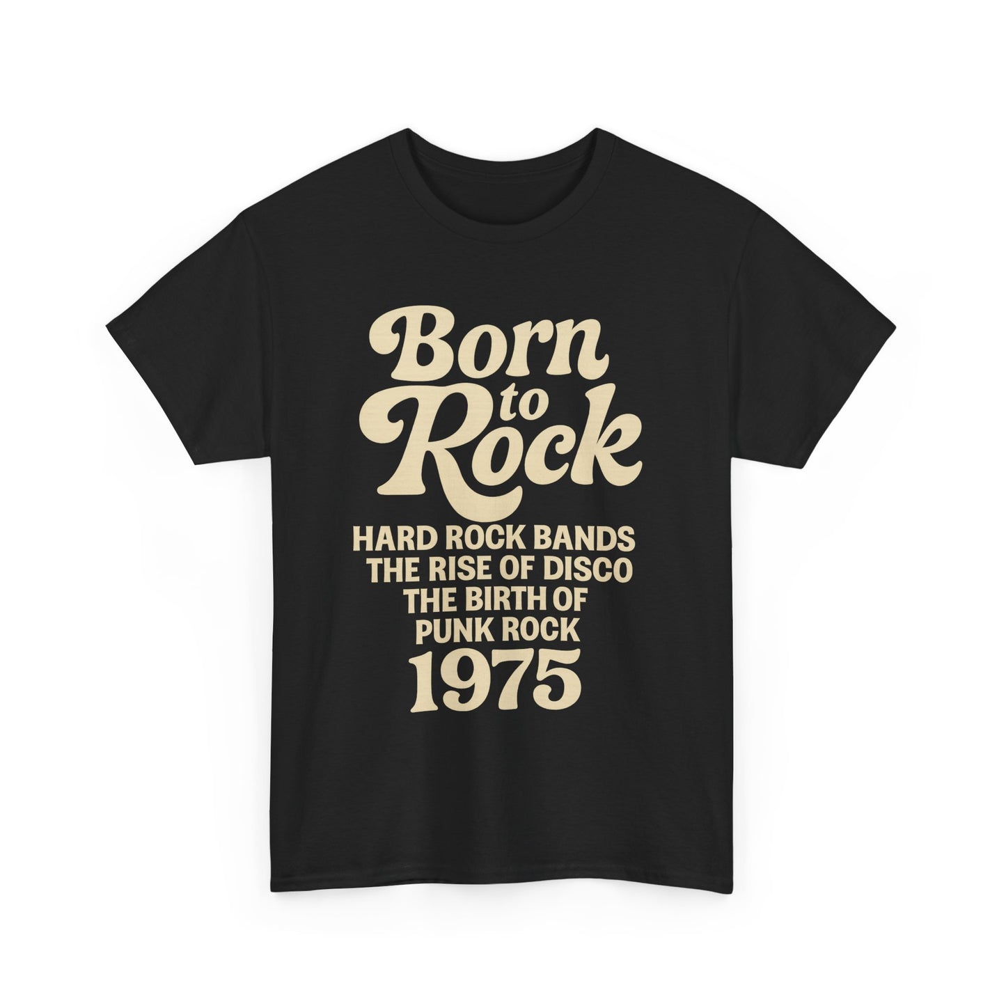 Retro Vibe T-Shirt Born to Vibe 1975 Cotton Tee, Unisex Vintage Shirt, 70s Style Top, Birthday Gift, Casual Everyday Apparel