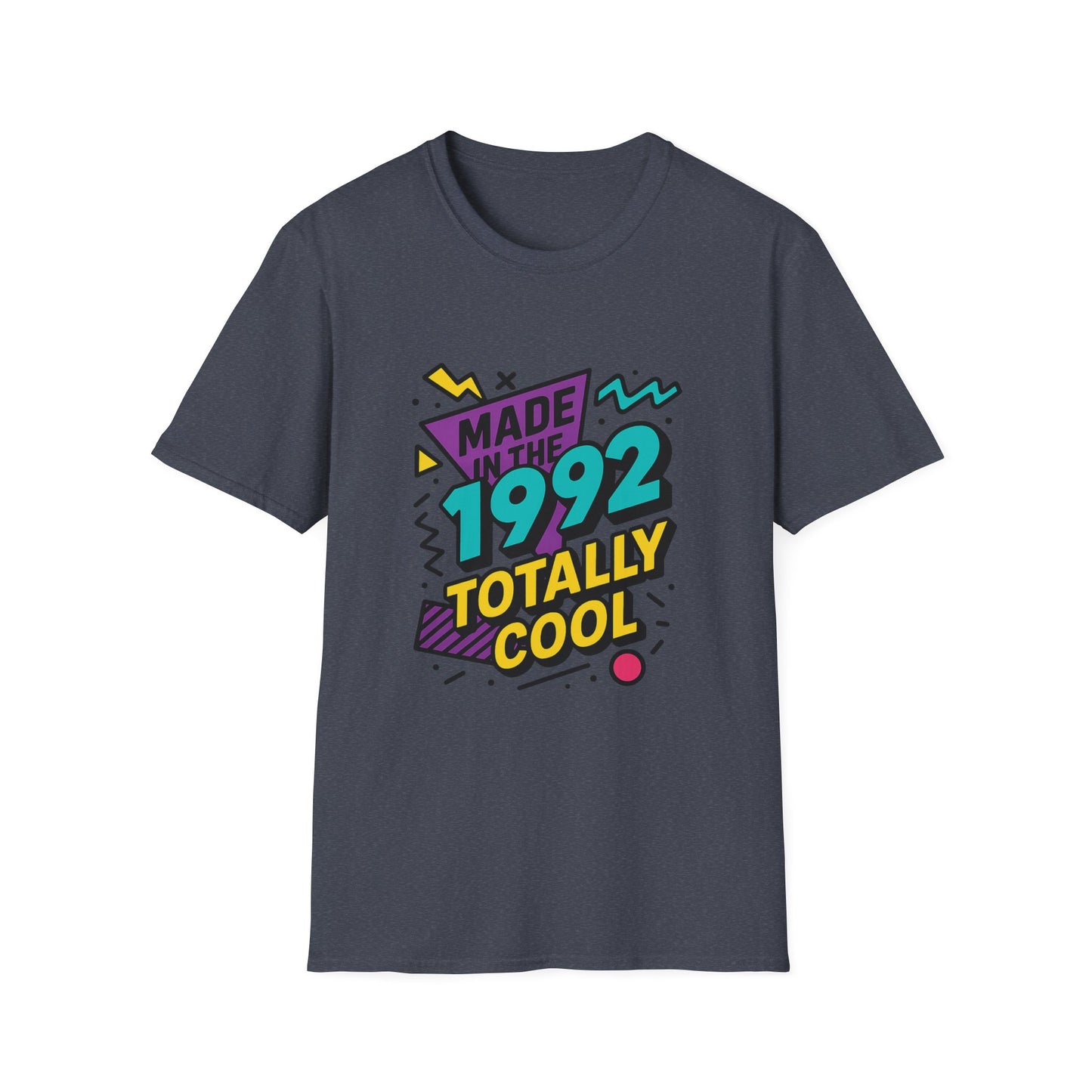Made in 1992 Totally Cool T-Shirt Retro 90s Birthday Vintage Tee