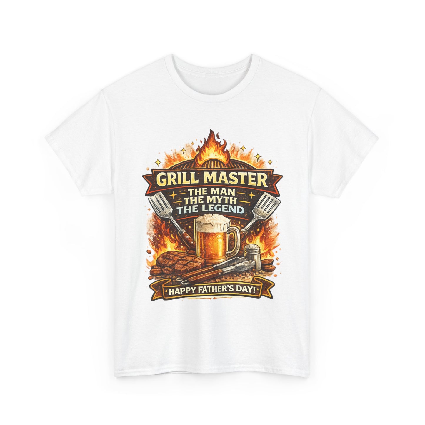 Grill Master Shirt The Man The Myth The Legend | Funny Fathers Day BBQ Dad Tee