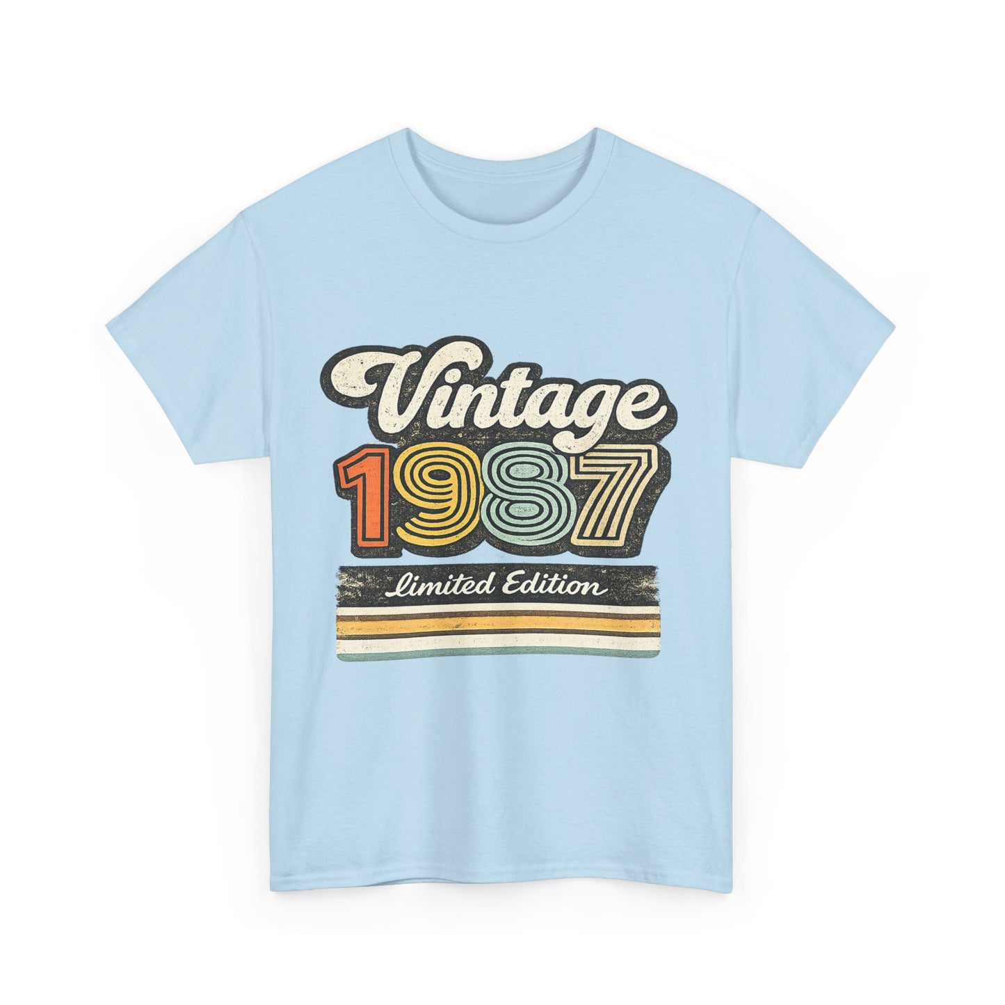 Vintage 1987 Retro T-Shirt | 1987 Birth Year Shirt | Retro 80s Graphic Tee