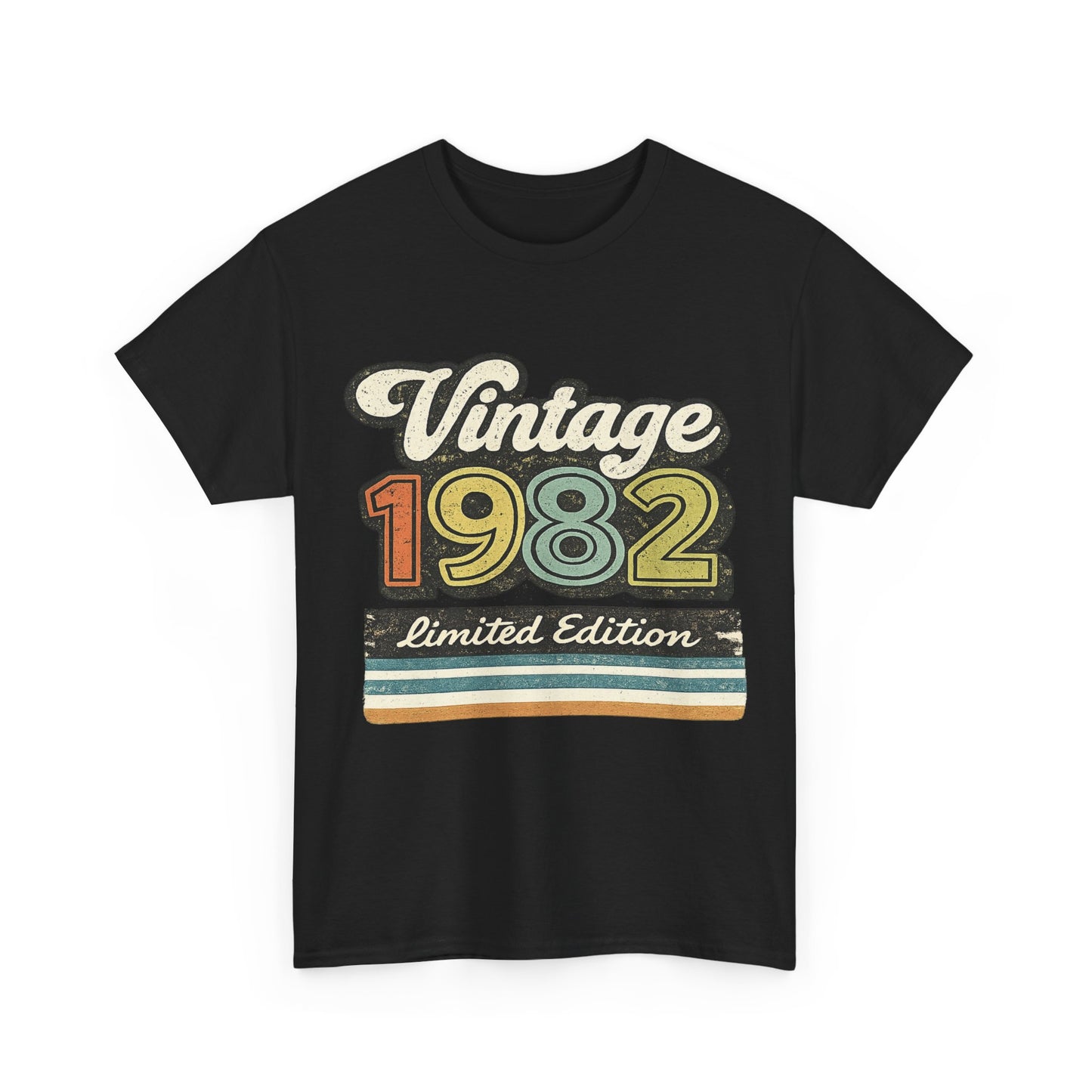 Vintage 1982 Retro T-Shirt | 1982 Birth Year Shirt | Retro 80s Graphic Tee