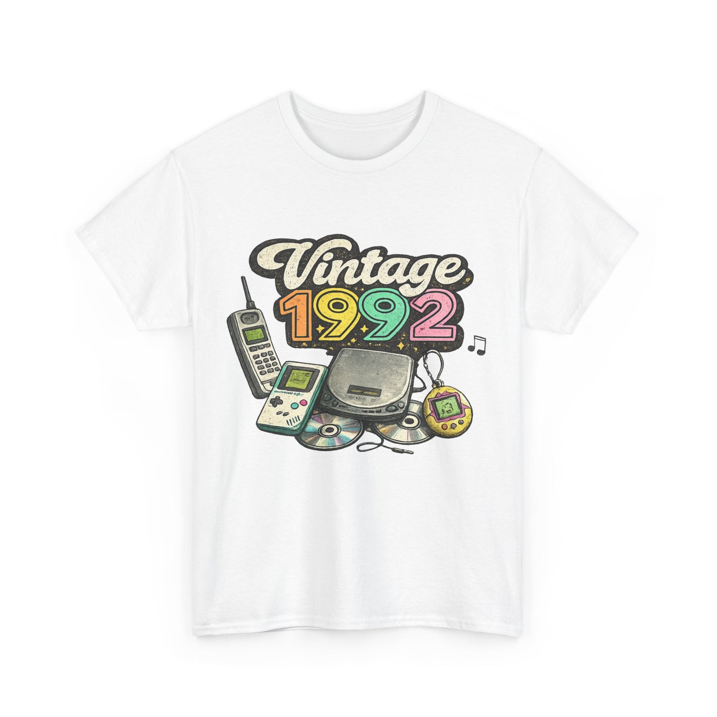 Made in 1992 Totally Cool T-Shirt | Retro 90s Birth Year Shirt | 1992 Birthday Gift Tee