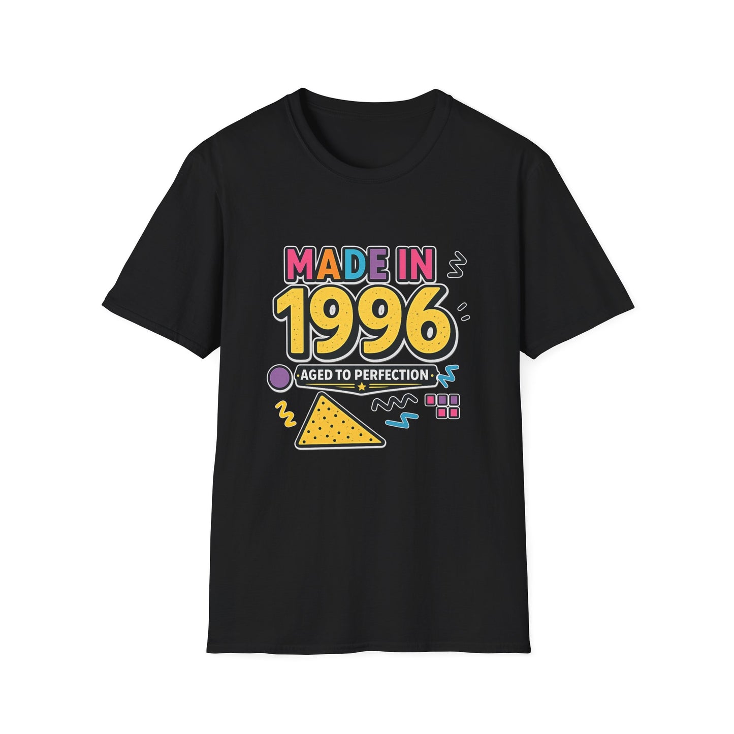 Made in 1996 Shirt – Retro 90s Birthday T-Shirt, Vintage 1996 Birth Year Tee