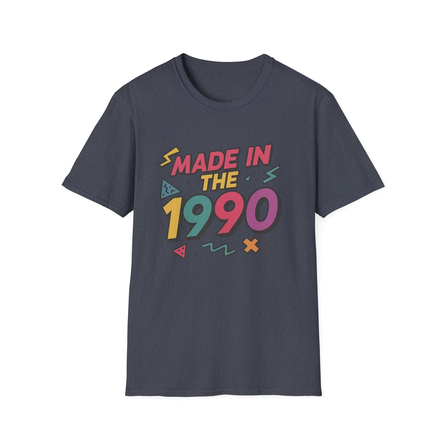 Made in 1990 T-Shirt Retro 90s Birthday Vintage Year Tee