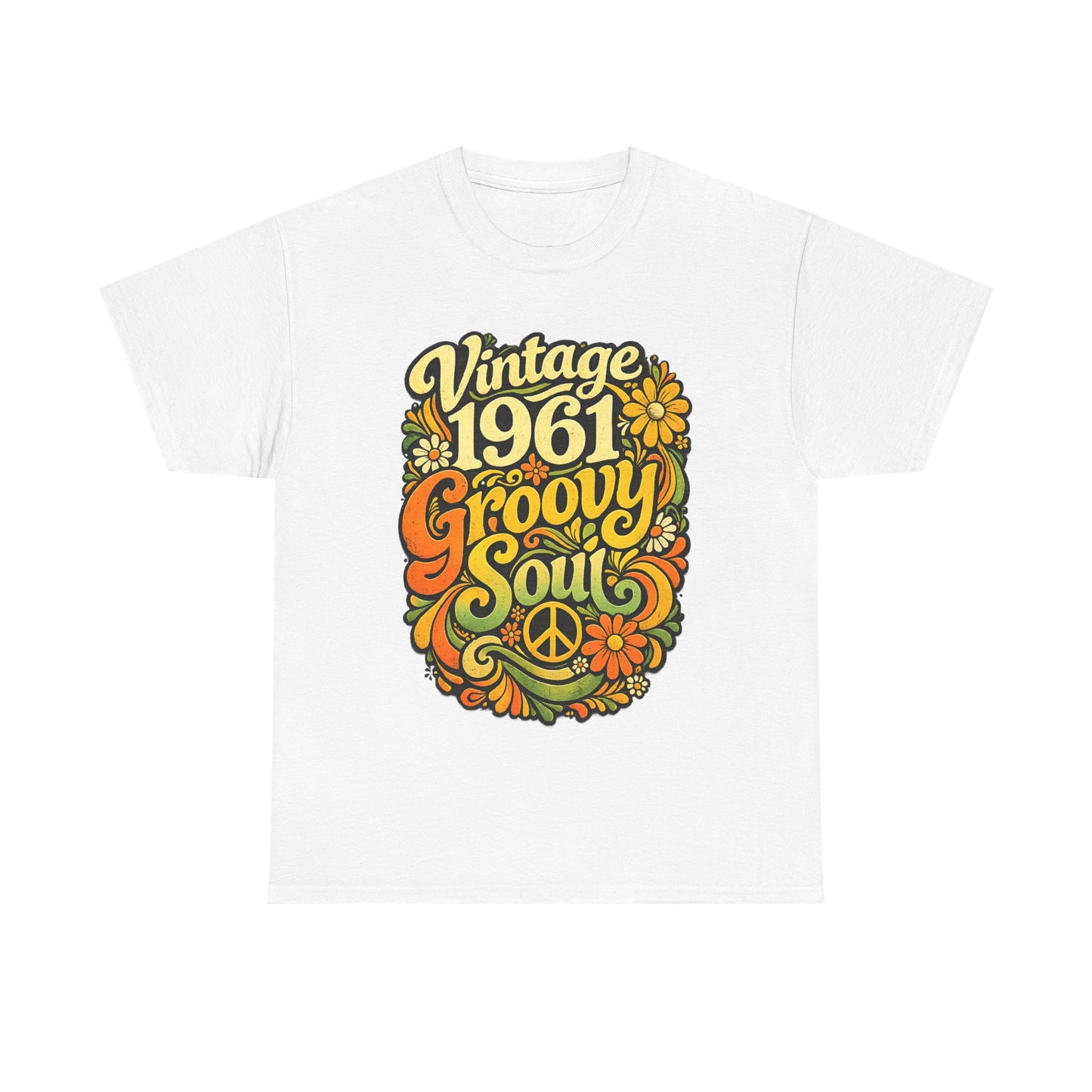 Vintage 1961 Retro T-Shirt | 1961 Birth Year Shirt | Retro 60s Graphic Tee