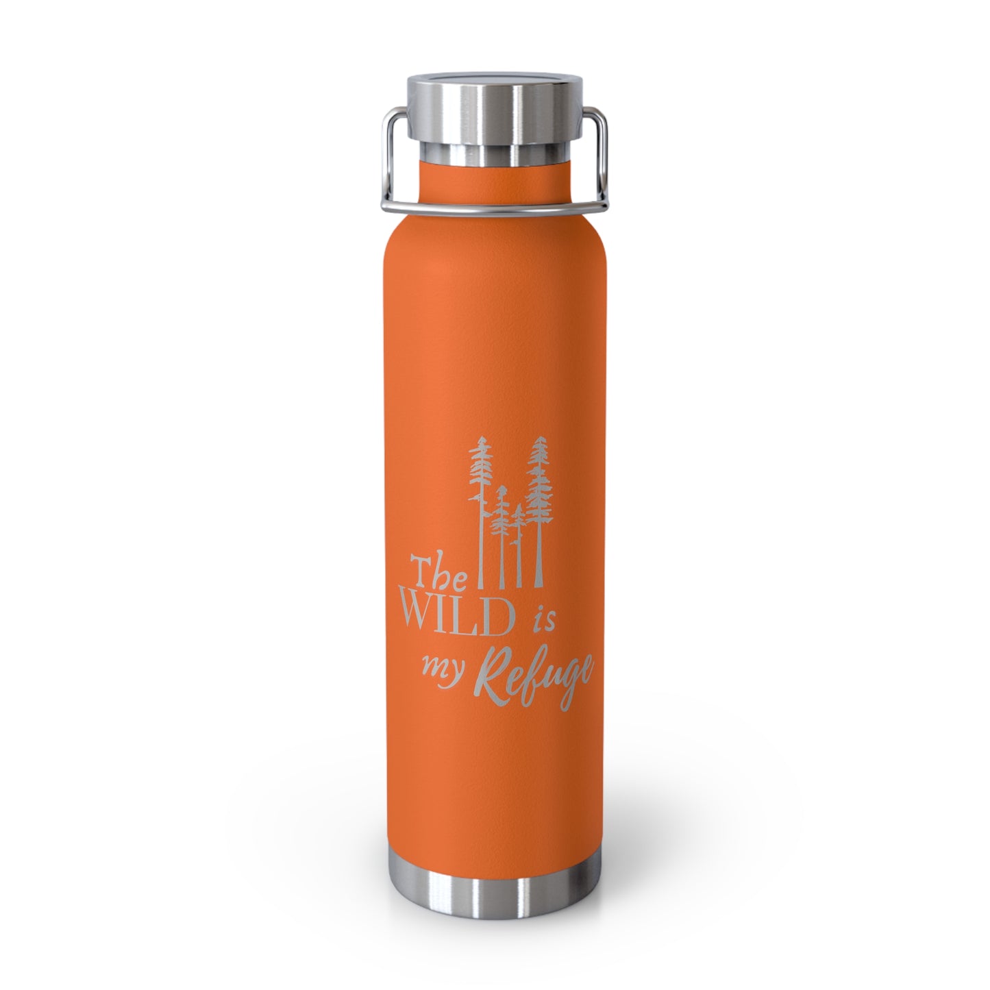 The Wild Is My Refuge – 22oz Insulated Water Bottle | Adventure Gift for Nature Love