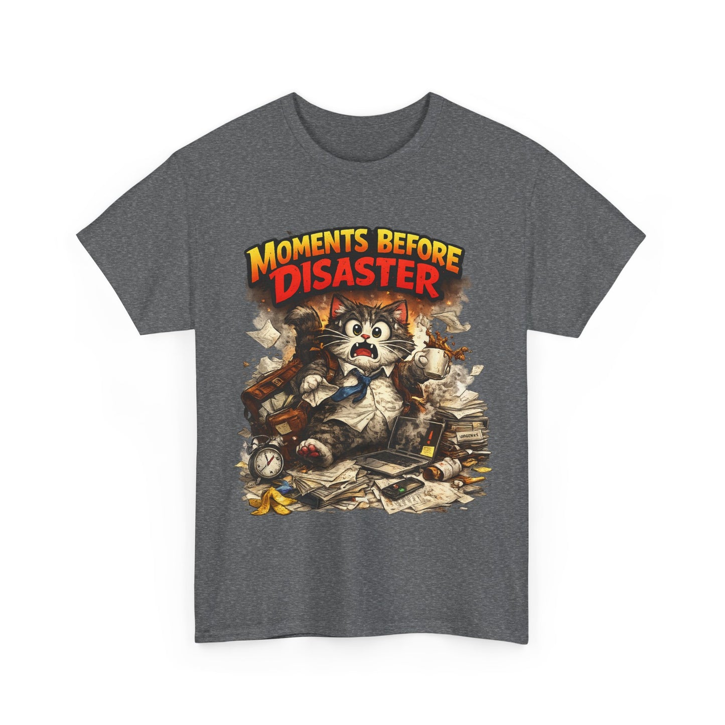 Moments Before Disaster Cat T-Shirt, Funny Cat Graphic Tee, Chaos Animal Shirt, Vintage Cat Tee, Trash Panda Gift