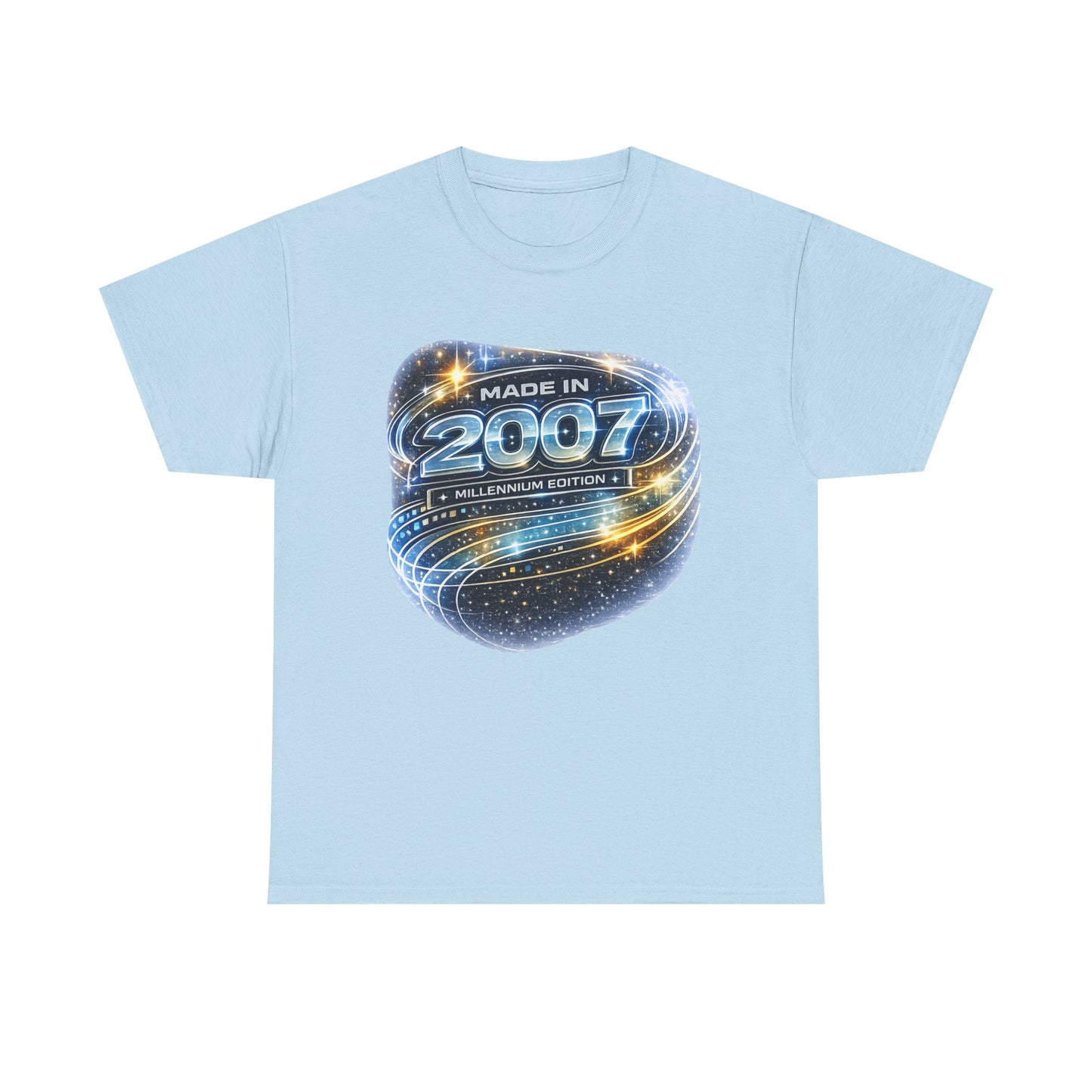 Born in 2007 Y2K T-Shirt, Retro 2000s Birthday Shirt, Vintage 2007 Graphic Tee, Unisex Nostalgia Gift