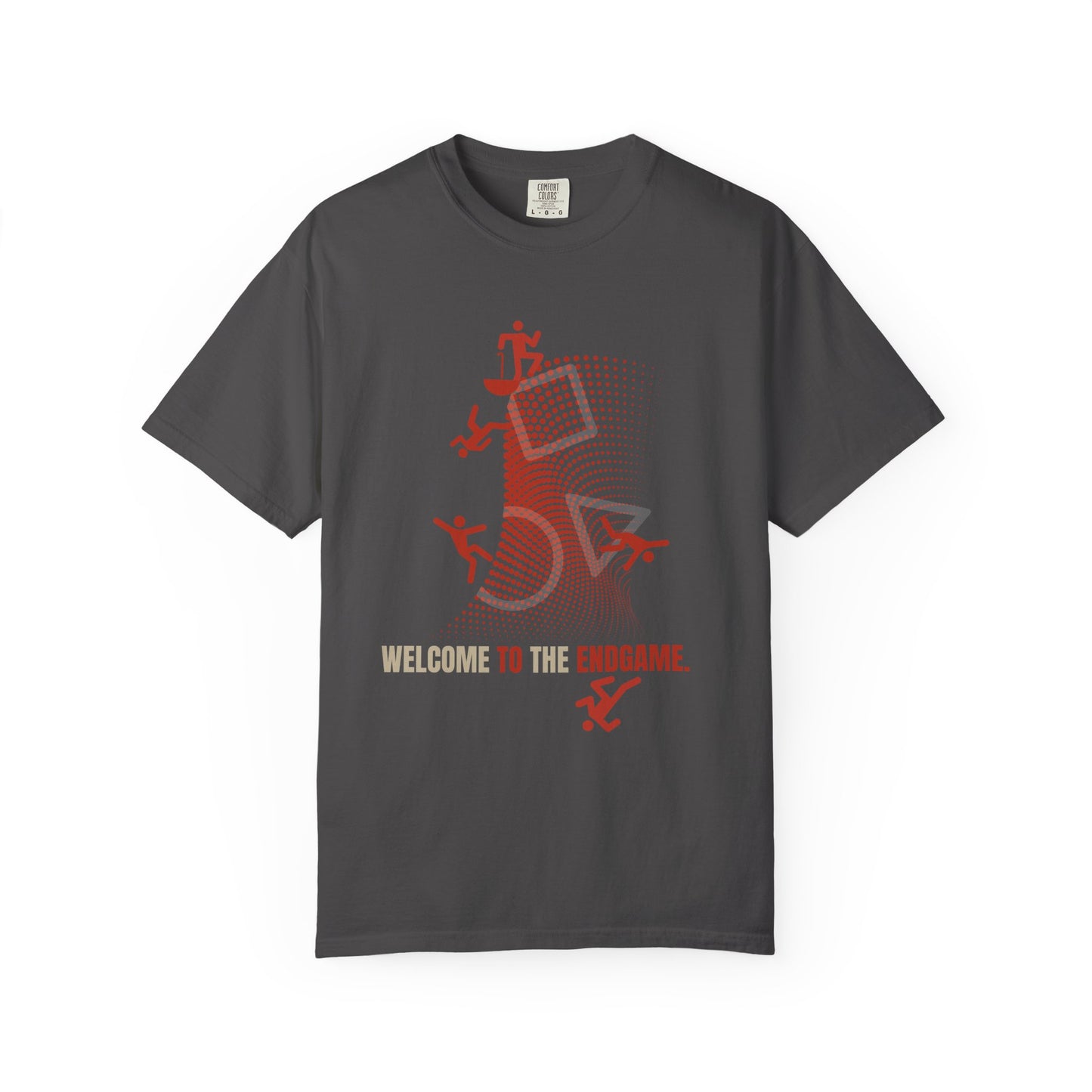 Welcome to the Endgame T-Shirt | Geometric Symbol Graphic Tee | Retro Gamer Streetwear Shirt