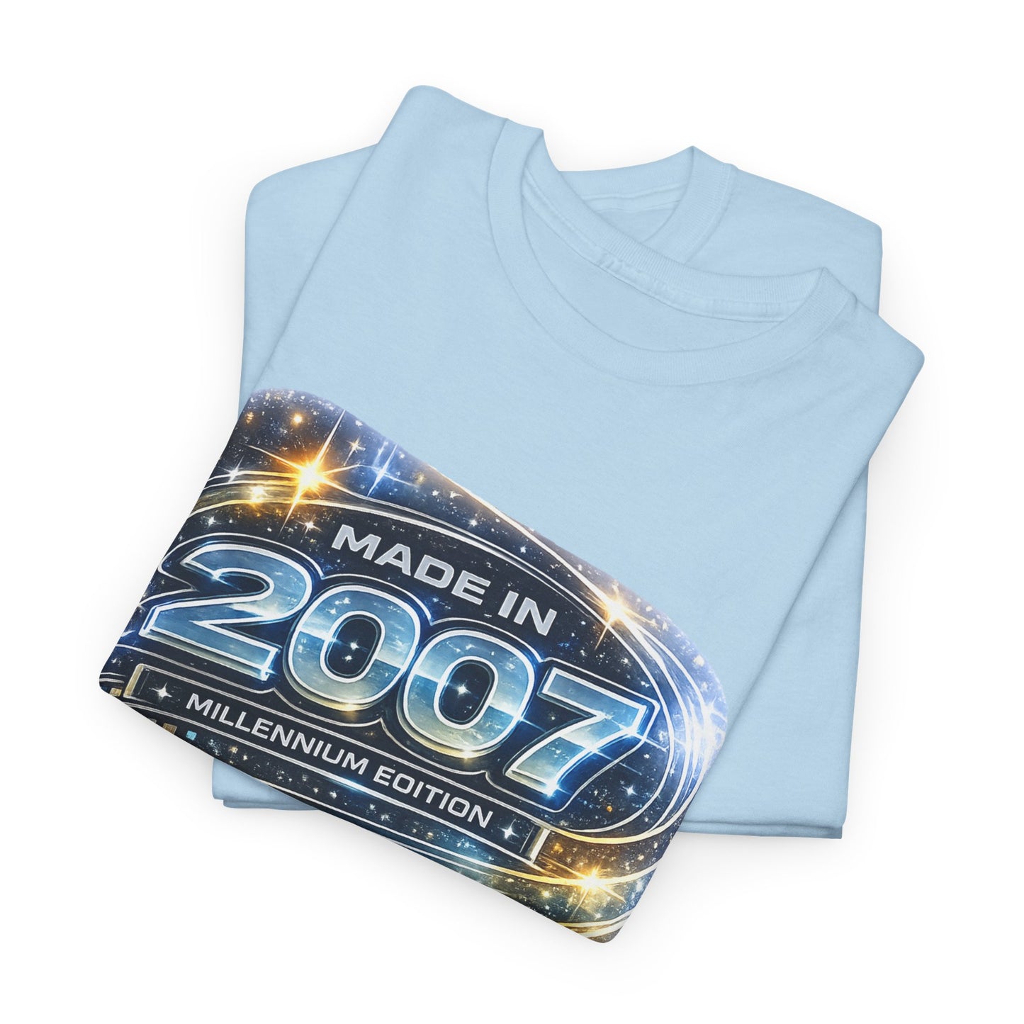 Born in 2007 Y2K T-Shirt, Retro 2000s Birthday Shirt, Vintage 2007 Graphic Tee, Unisex Nostalgia Gift