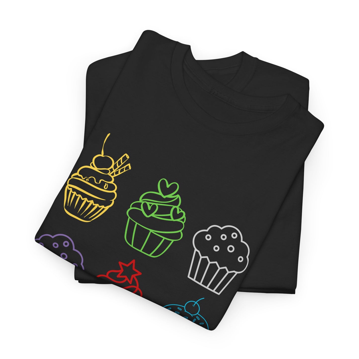 Cute Cupcake T-Shirt, Cupcake Graphic Tee, Dessert Lover Shirt, Baking Gift, Sweet Treat Birthday Shirt