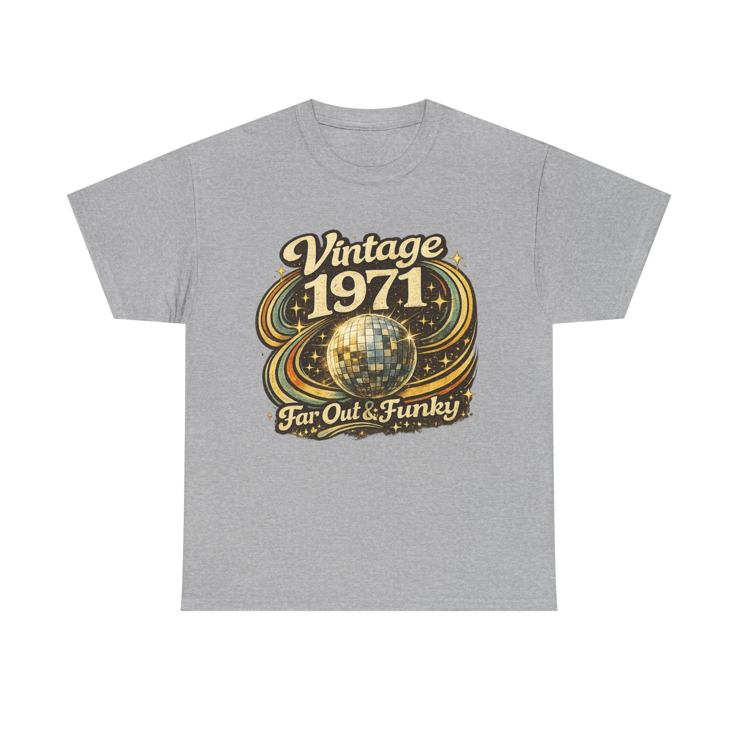 Vintage 1971 Retro T-Shirt | 1971 Birth Year Shirt | Retro 70s Graphic Tee