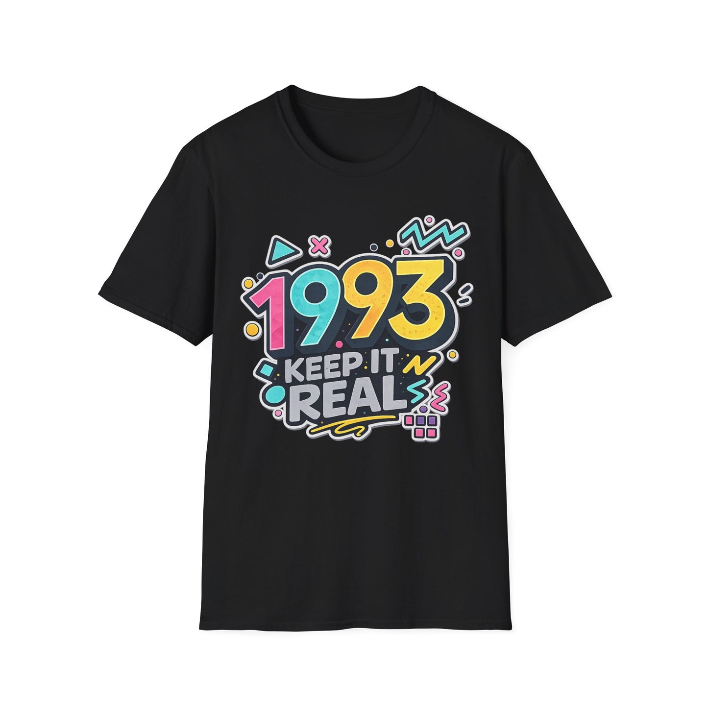 Keep It Real 1993 T-Shirt Retro 90s Birthday Vintage Year Tee
