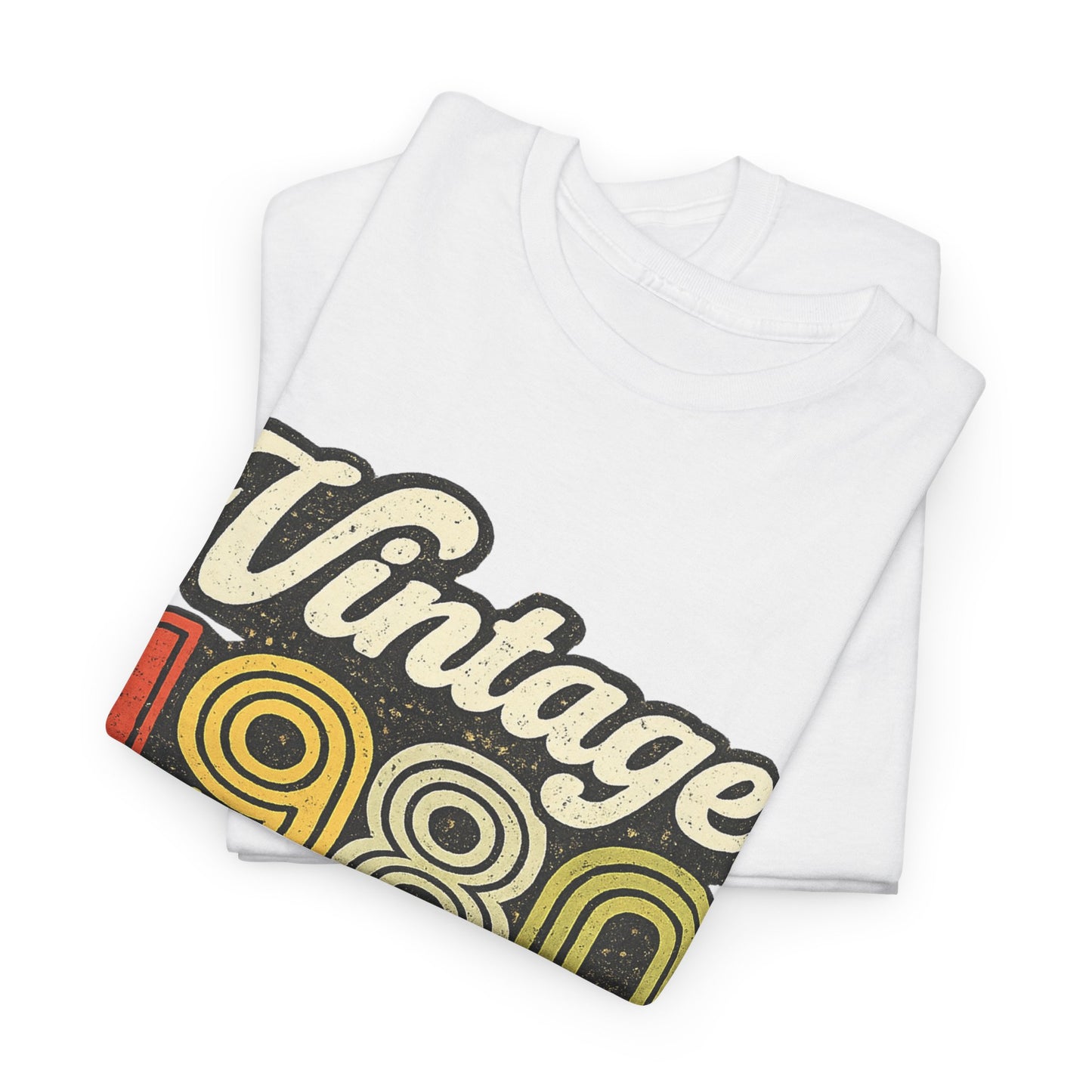 Retro 1980 T-Shirt Born in 1980, Vintage 80s Birthday Shirt, Unisex Graphic Tee Gift