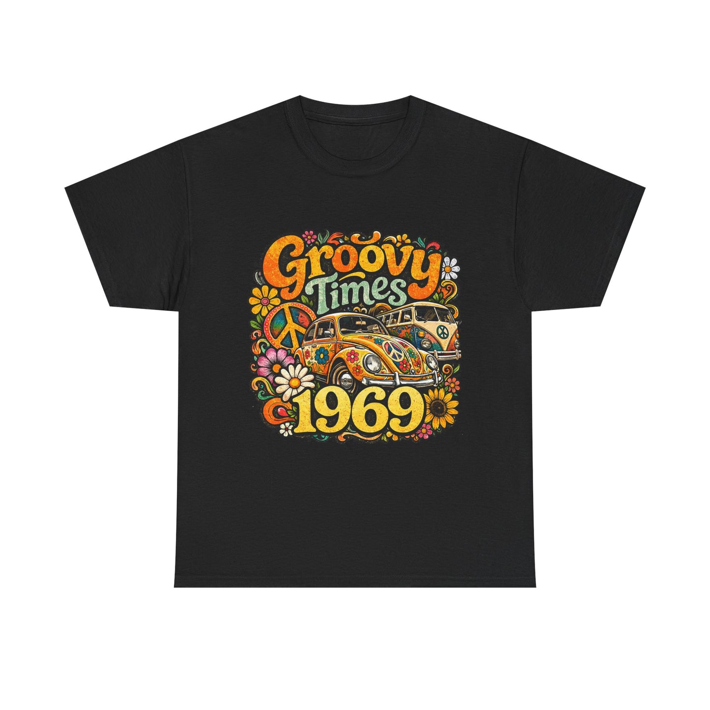 Vintage 1969 T-Shirt, Born in 1969 Birthday Shirt, Classic 60s Graphic Tee, 1969 Unisex Gift