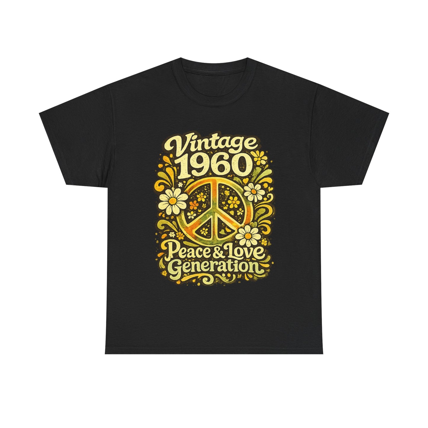 Vintage 1960 Retro T-Shirt | 1960 Birth Year Shirt | Retro 60s Graphic Tee