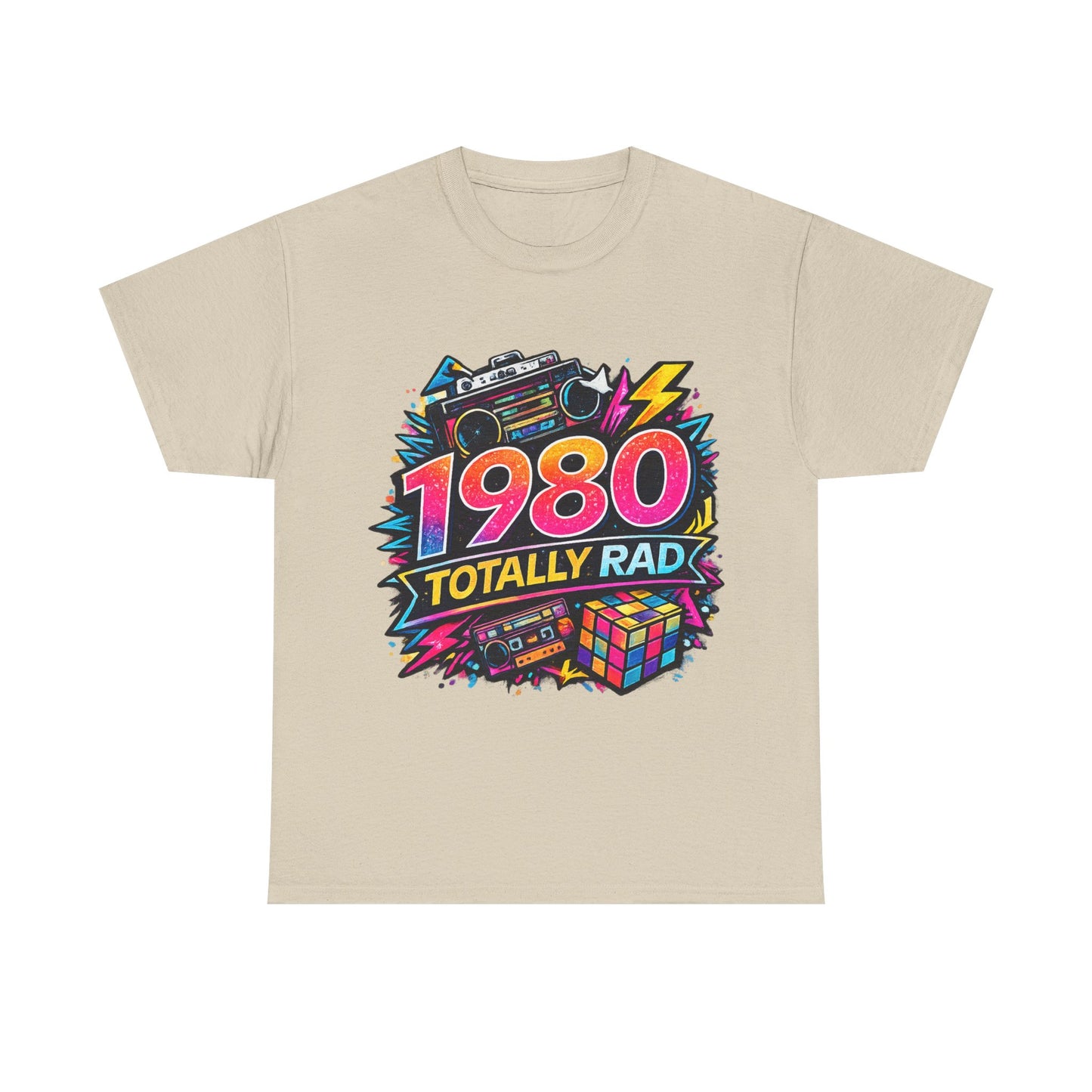 Retro 1980 T-Shirt Born in 1980, Vintage 80s Birthday Shirt, Unisex Graphic Tee Gift