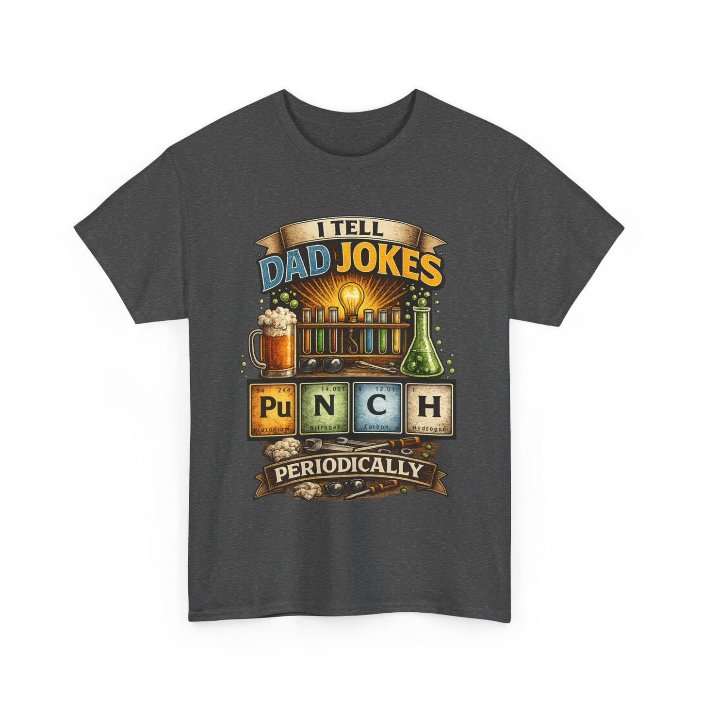 I Tell Dad Jokes Periodically Shirt | Funny Science Dad Tee | Chemistry Pun Fathers Day Gift