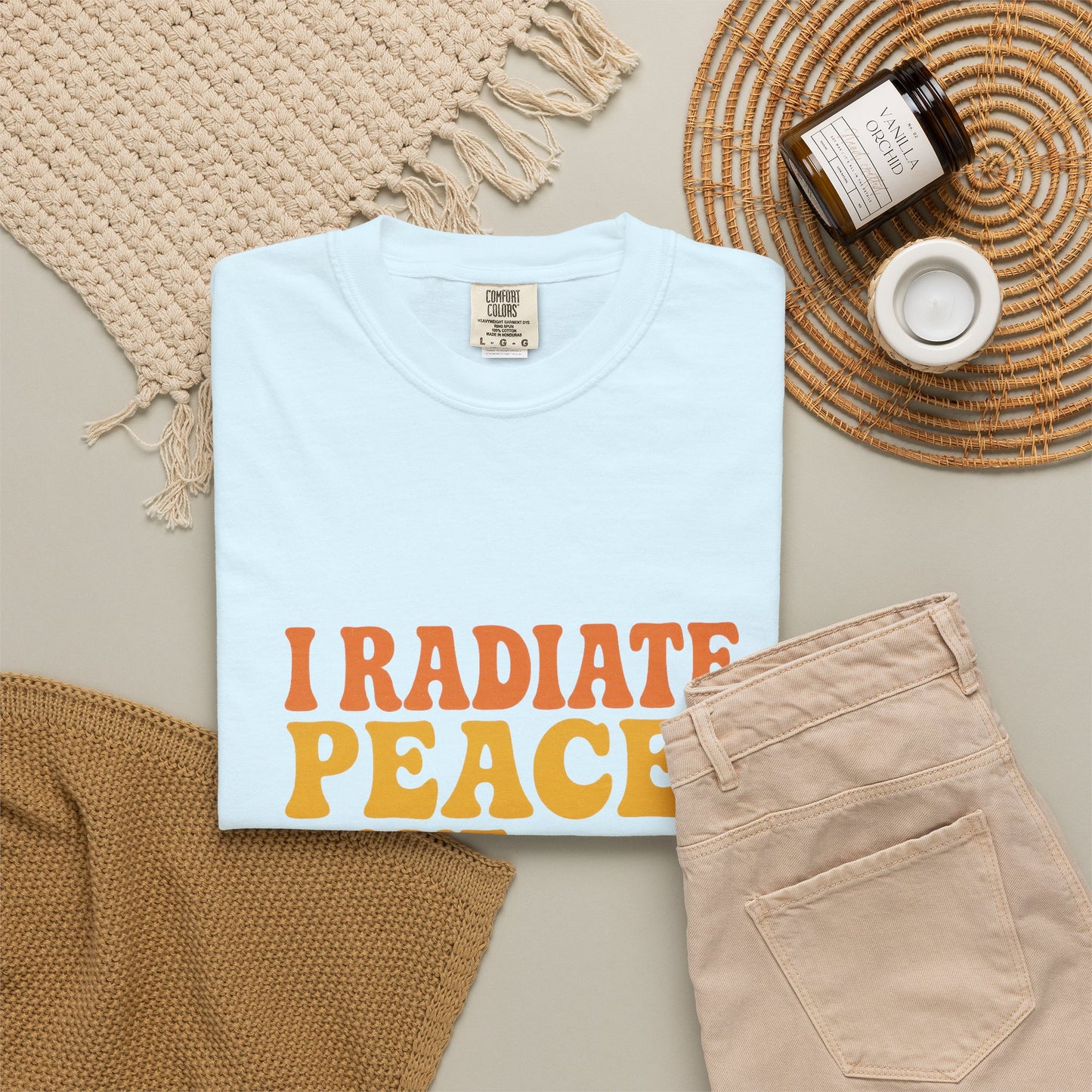 Peace Love Grooviness T-Shirt – Retro Hippie Graphic Tee, Boho Festival Shirt, Positive Vibes Unisex Gift