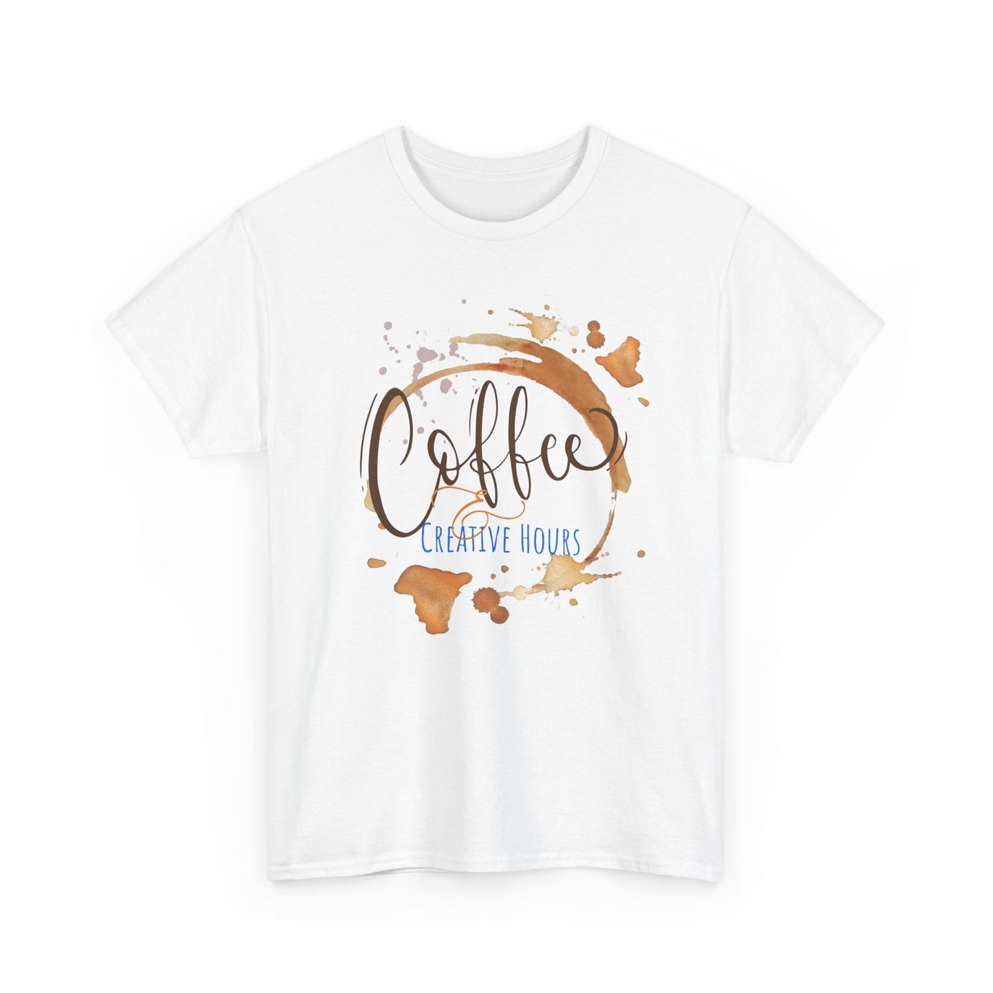 Front & Back Coffee Creative Hours Shirt, Where Coffee Meets Creativity Tee, Artist Coffee Lover T-Shirt, Creative Community Graphic Tee