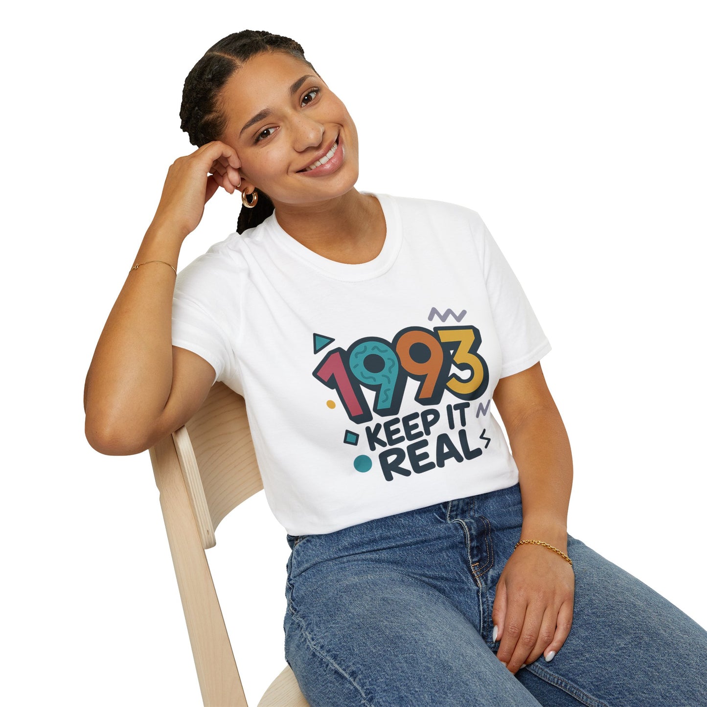 Keep It Real 1993 T-Shirt Retro 90s Birthday Vintage Year Tee