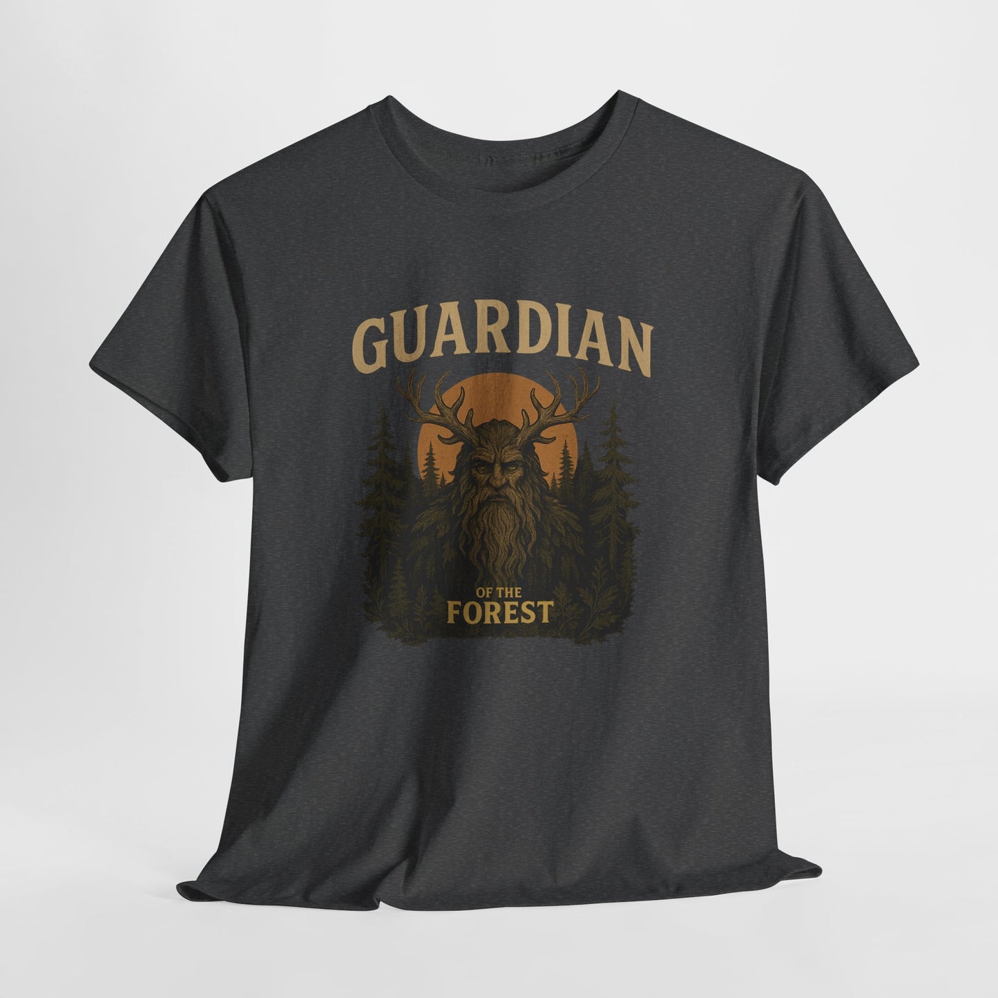 Guardian of the Forest T-Shirt, Unisex Heavy Cotton Tee, Nature Lover Gift