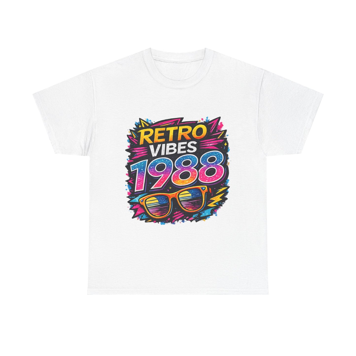 Vintage 1988 Retro T-Shirt | 1988 Birth Year Shirt | Retro 80s Graphic Tee