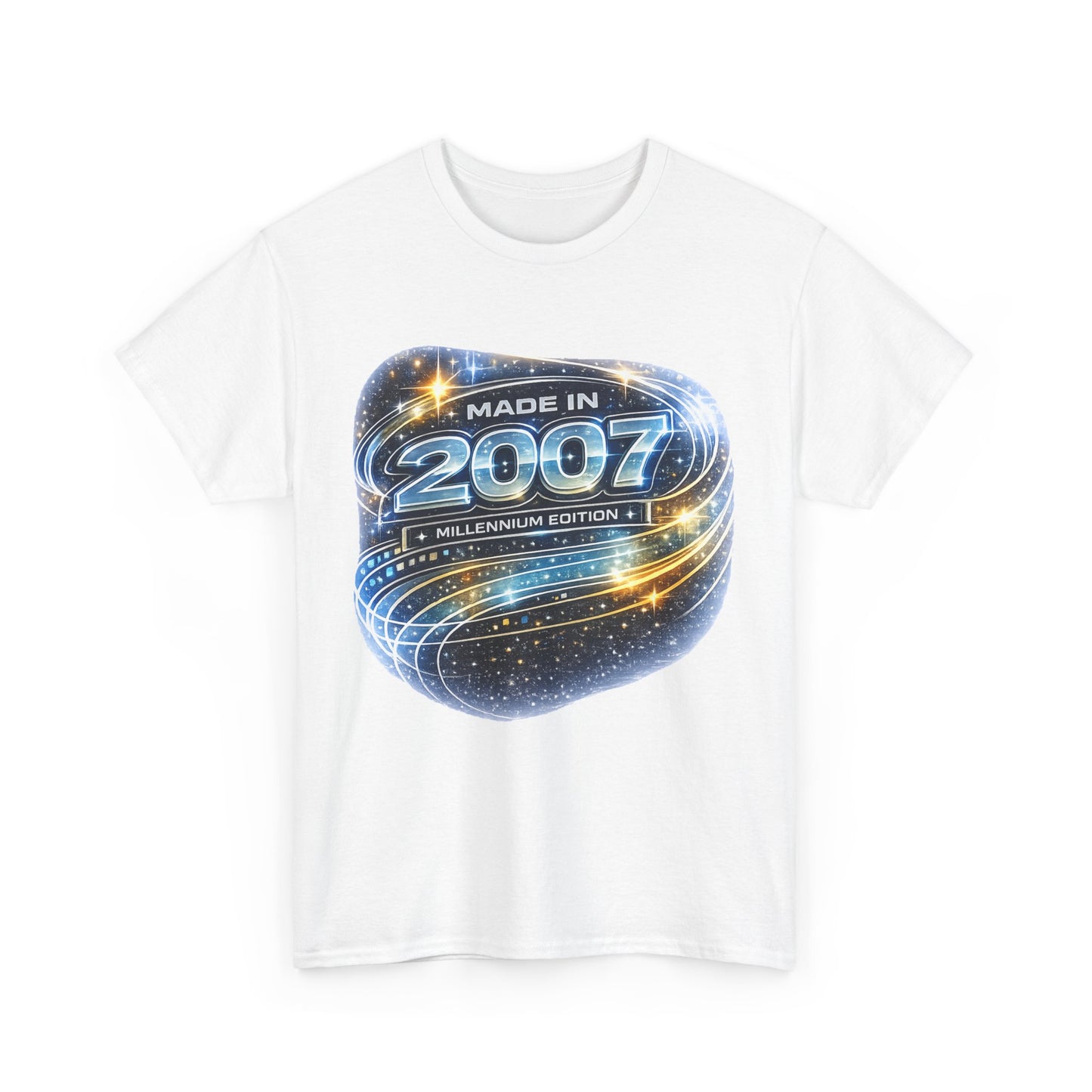Born in 2007 Y2K T-Shirt, Retro 2000s Birthday Shirt, Vintage 2007 Graphic Tee, Unisex Nostalgia Gift