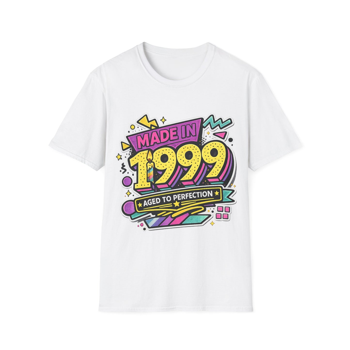 Vintage 1999 Retro T-Shirt | 1999 Birth Year Shirt | Retro 90s Graphic Tee