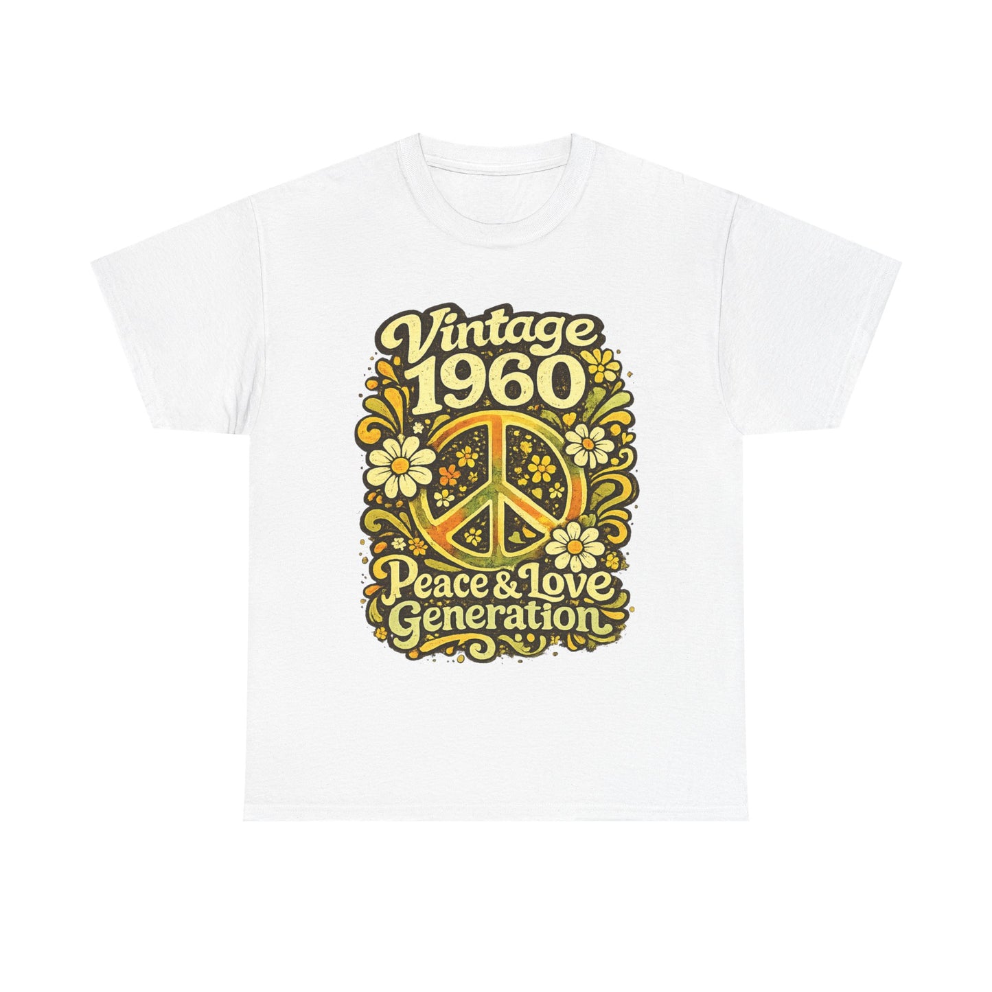 Vintage 1960 Retro T-Shirt | 1960 Birth Year Shirt | Retro 60s Graphic Tee