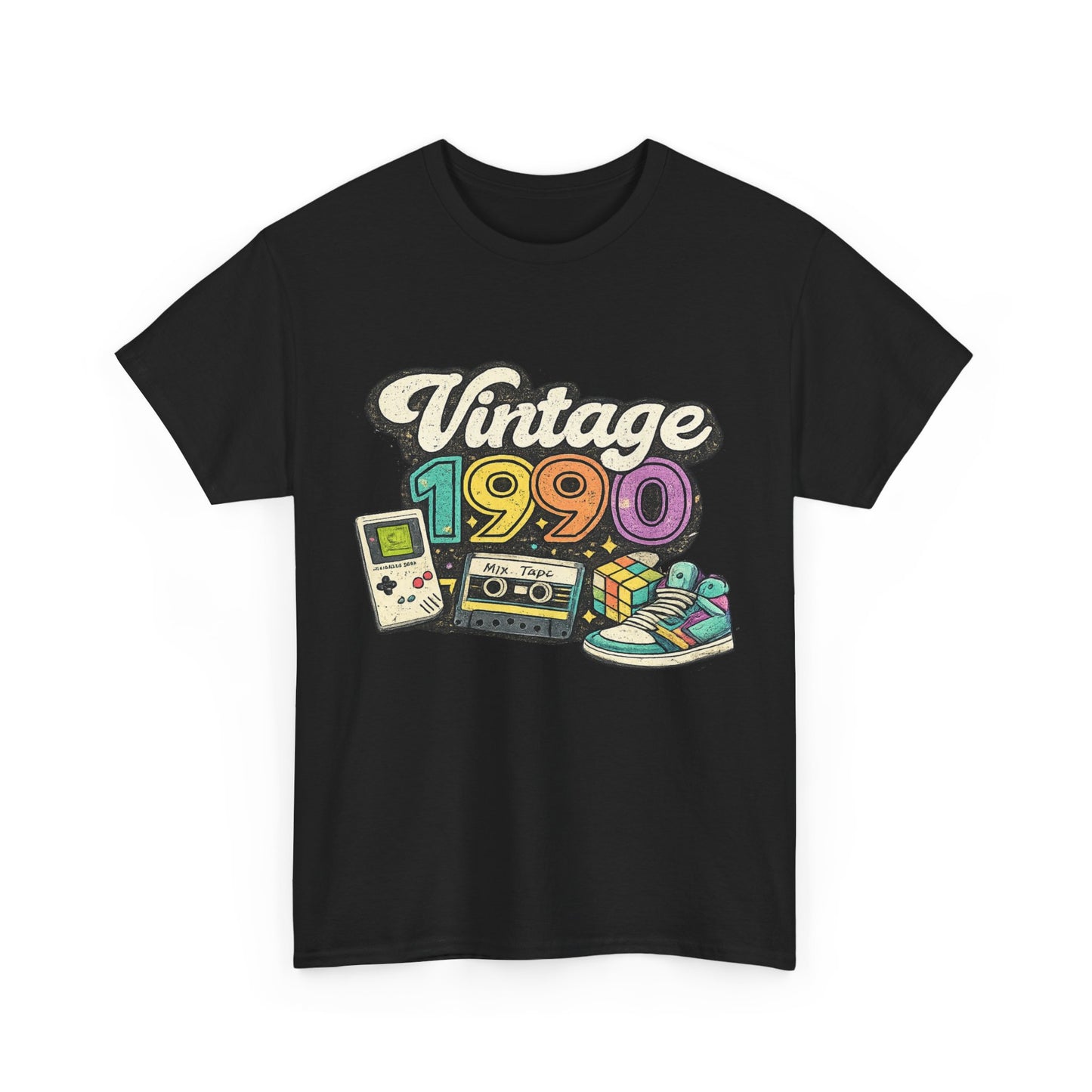 Made in 1990 T-Shirt | Retro 90s Birthday Shirt | Vintage 1990 Birth Year Gift Tee
