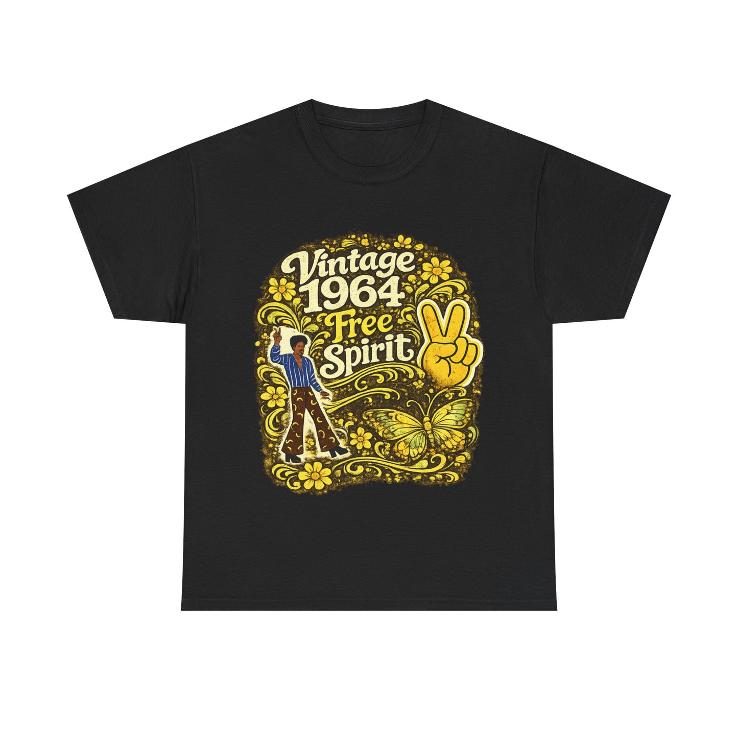 Vintage 1964 Retro T-Shirt | 1964 Birth Year Shirt | Retro 60s Graphic Tee