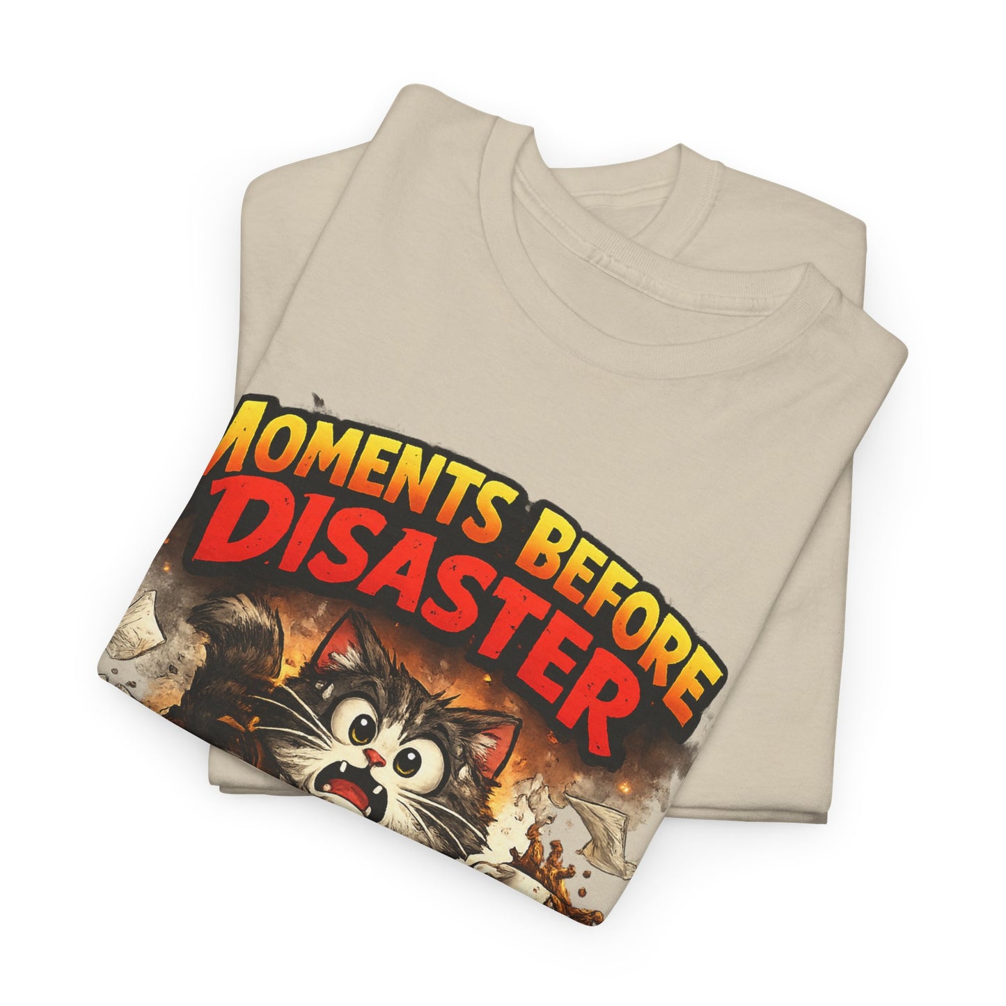 Moments Before Disaster Cat T-Shirt, Funny Cat Graphic Tee, Chaos Animal Shirt, Vintage Cat Tee, Trash Panda Gift