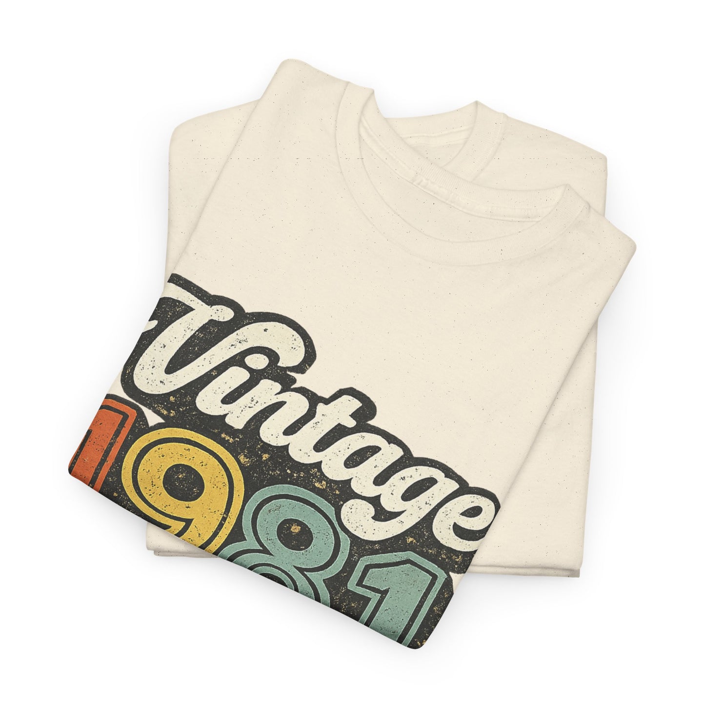 Vintage 1981 Retro T-Shirt | 1981 Birth Year Shirt | 80s Graphic Tee