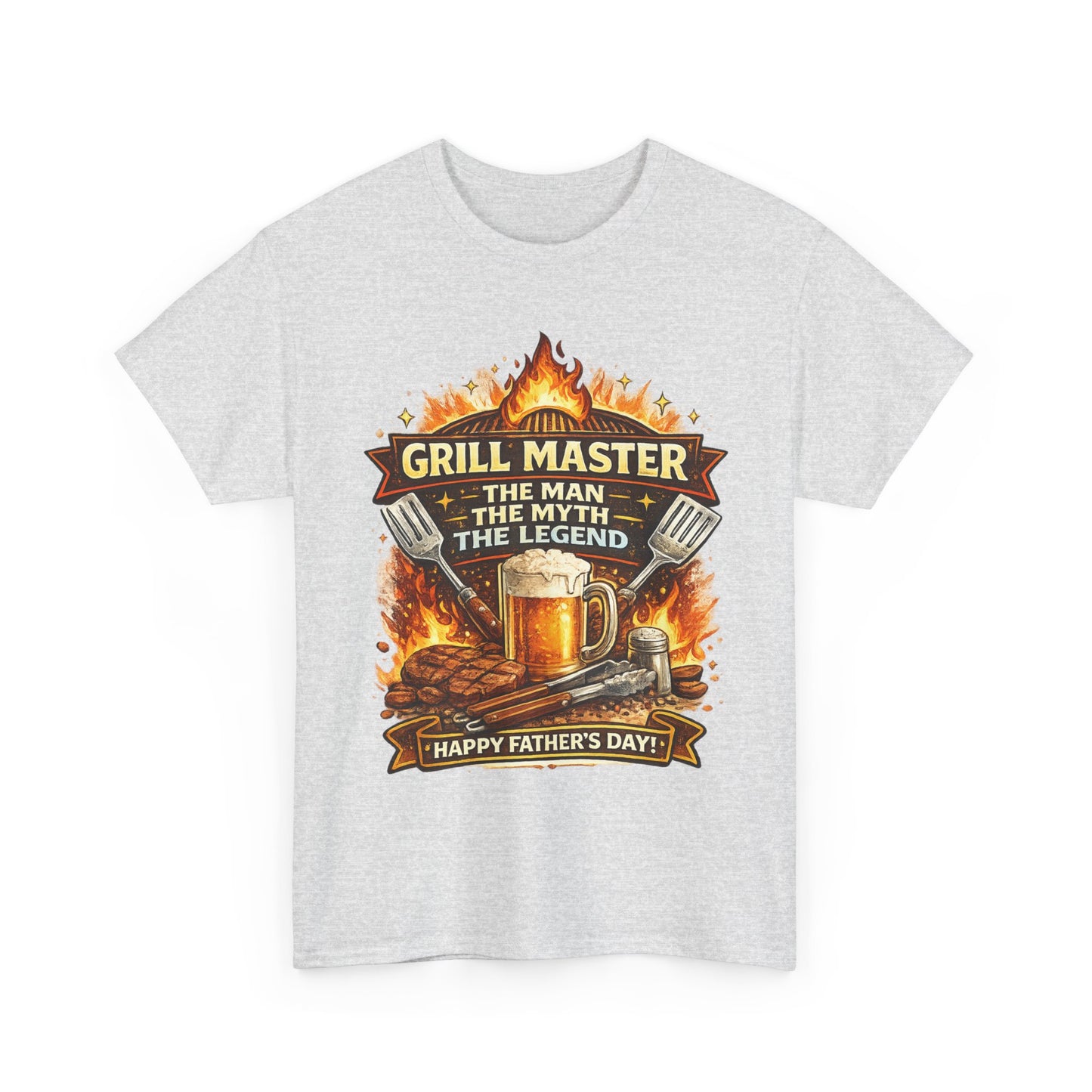 Grill Master Shirt The Man The Myth The Legend | Funny Fathers Day BBQ Dad Tee