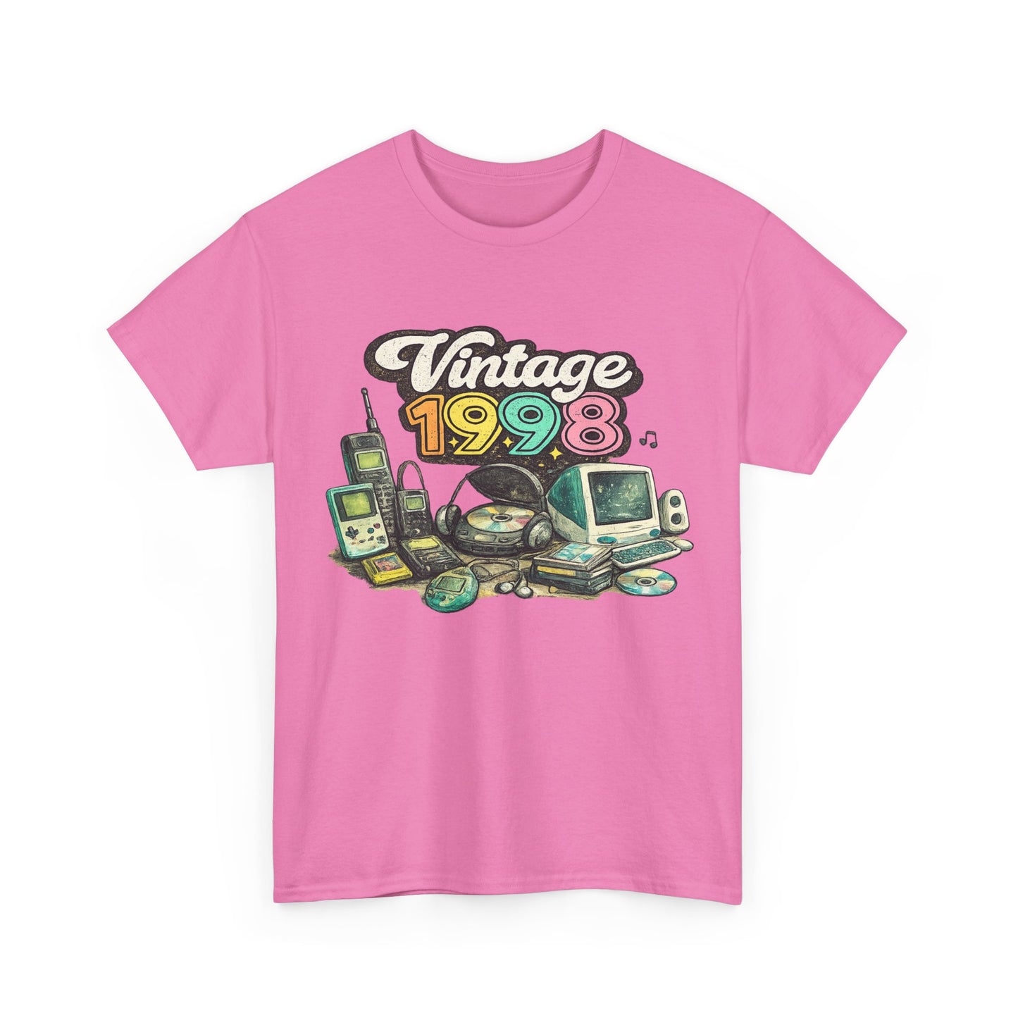 Vintage 1998 Retro T-Shirt | 1998 Birth Year Shirt | Retro 90s Graphic Tee