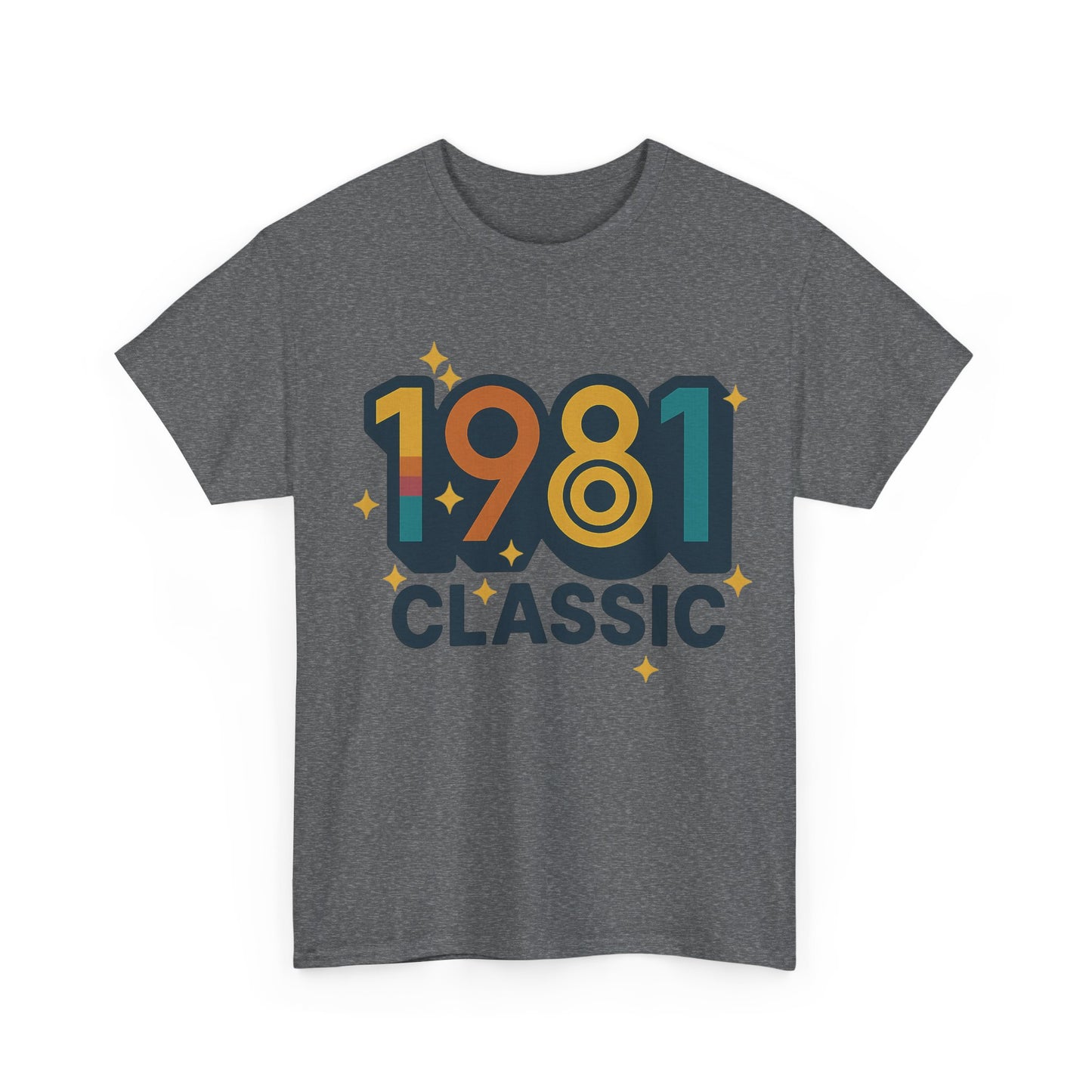Retro Vibe 1981 T-Shirt Born to Vibe Cotton Tee, Vintage 80s Style Unisex Shirt, Birthday Gift, Casual Everyday Top