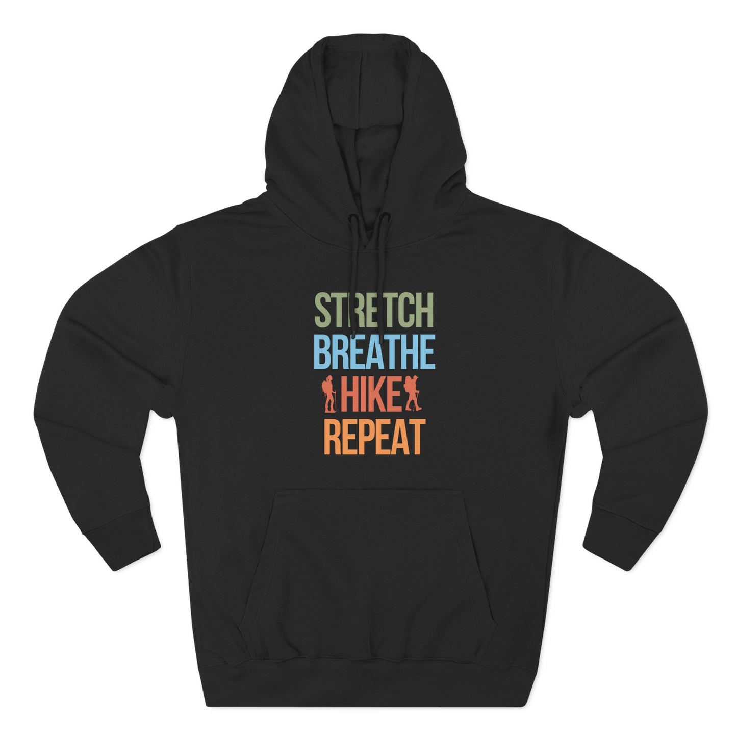 Hiking Fleece Hoodie – Outdoor Adventure Sweatshirt, Gift for Nature Lovers