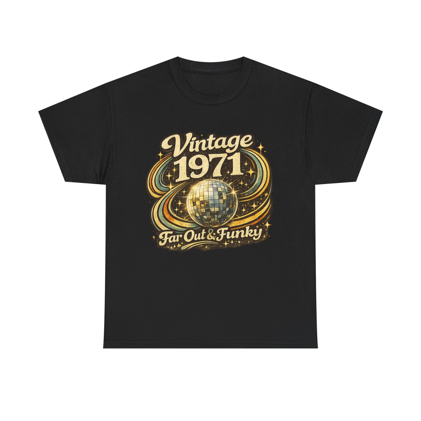 Vintage 1971 Retro T-Shirt | 1971 Birth Year Shirt | Retro 70s Graphic Tee