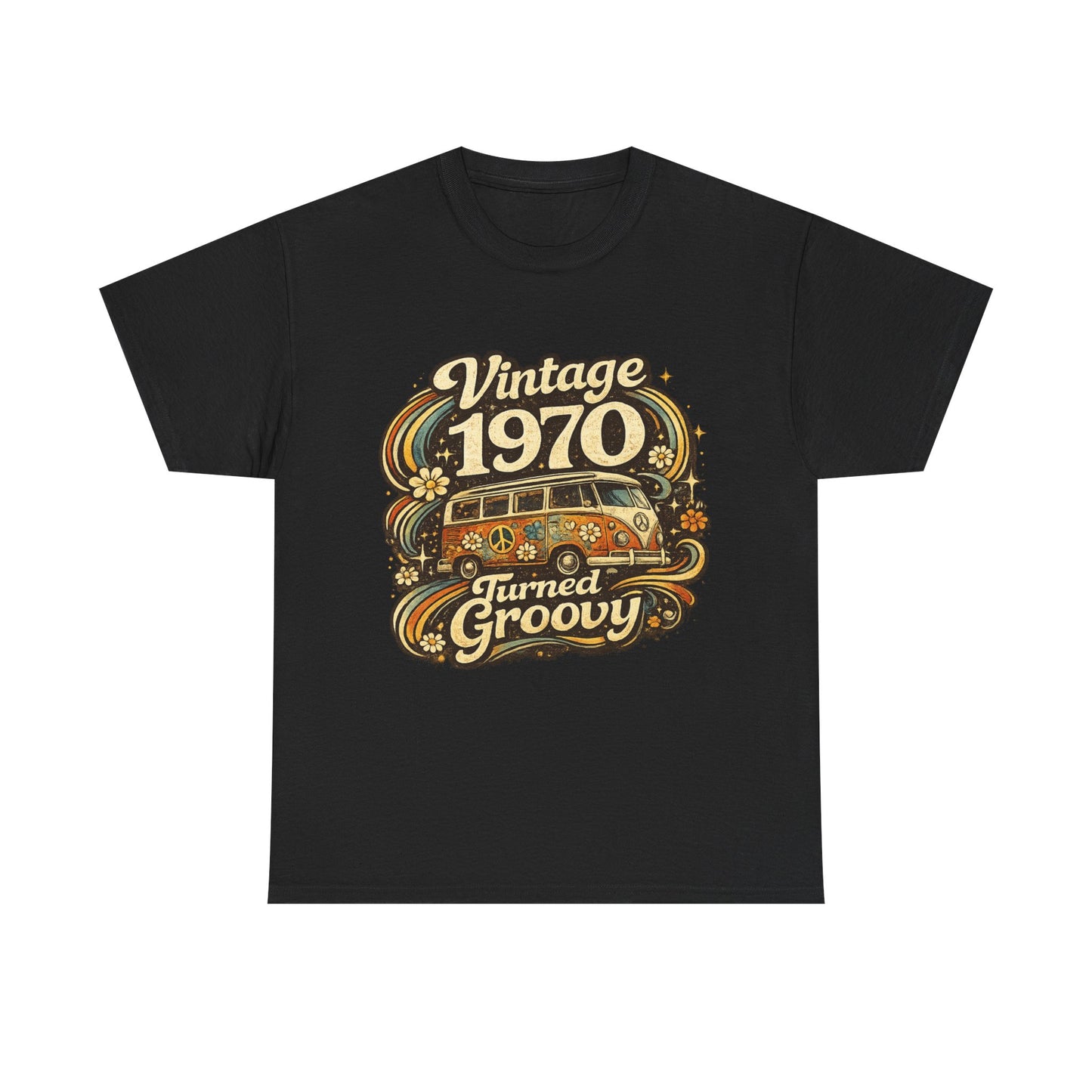 Vintage 1970 Retro T-Shirt | 1970 Birth Year Shirt | Retro 70s Graphic Tee
